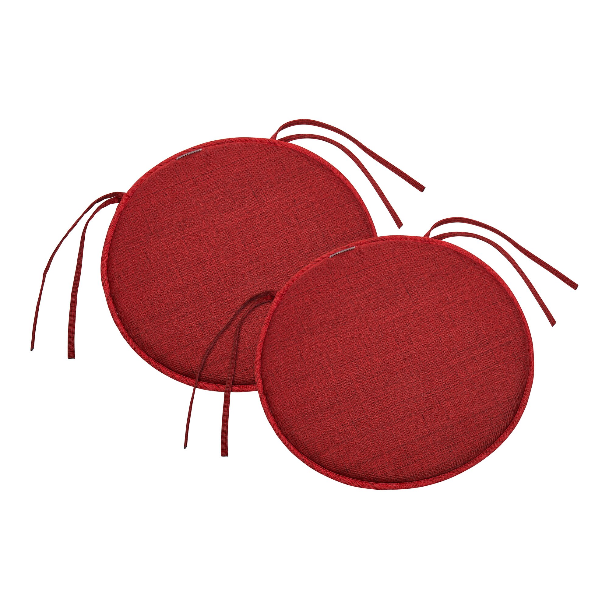 Galettes de chaise, rondes, 2 pièces
