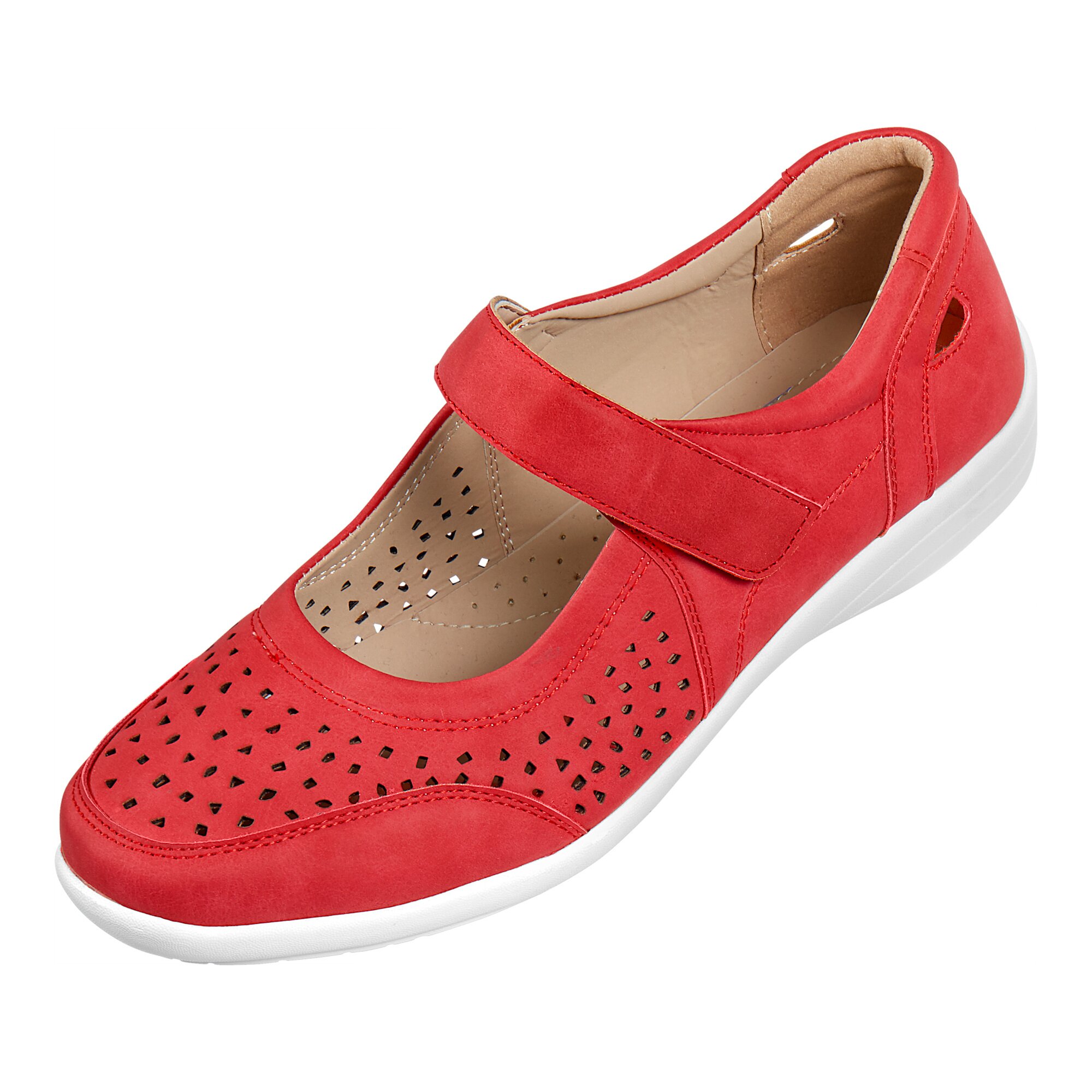 wonderWALK Bequem-Ballerina Bianca, Größe: 40, rot