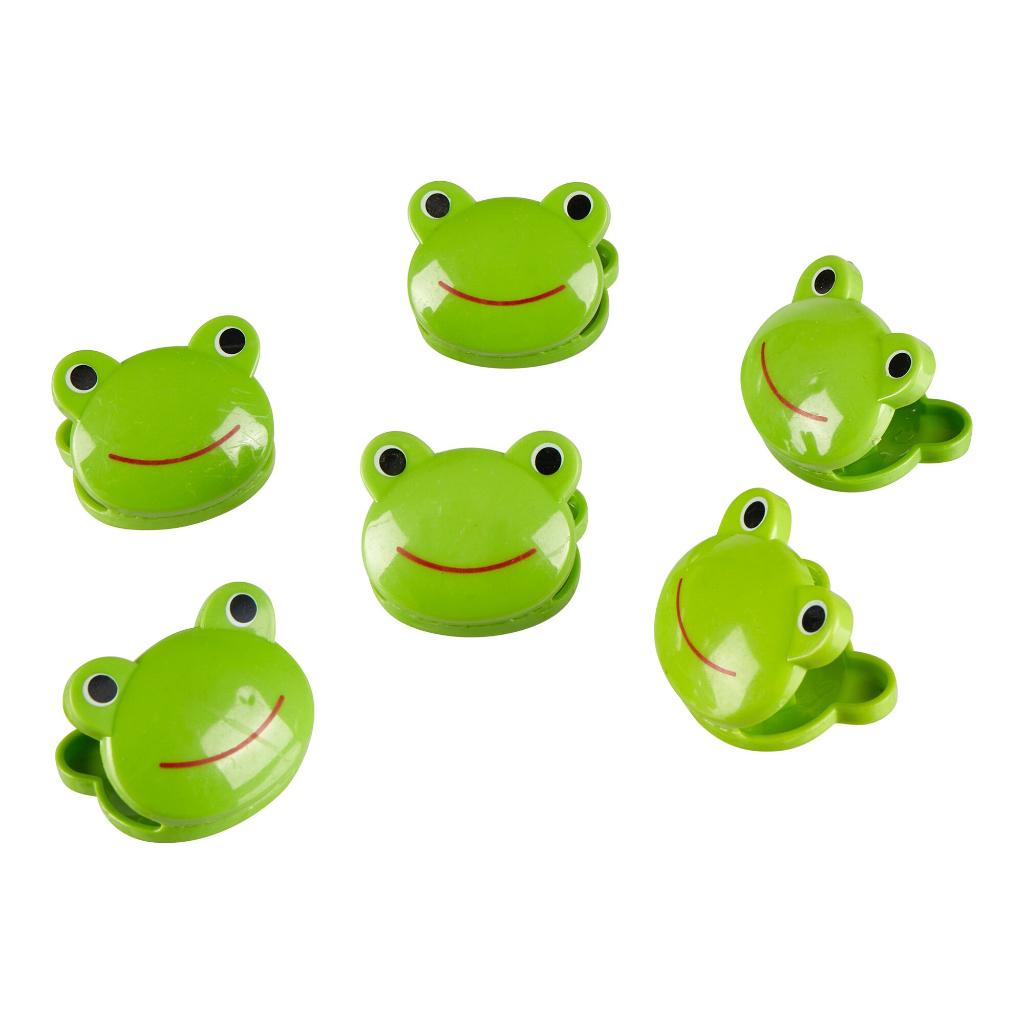 Tütenklipps Frosch, 6 Stück