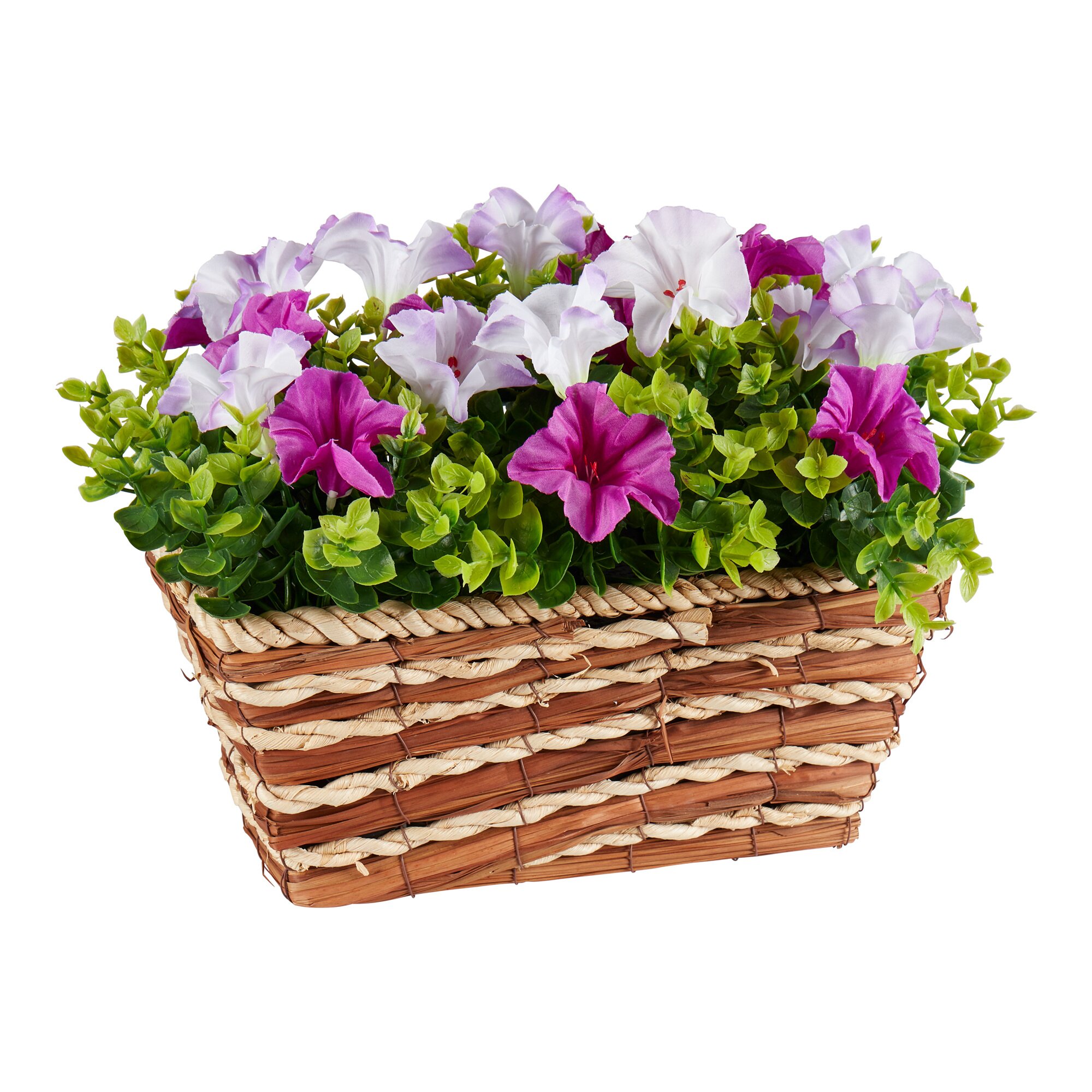 Kunstblumenkasten Petunien