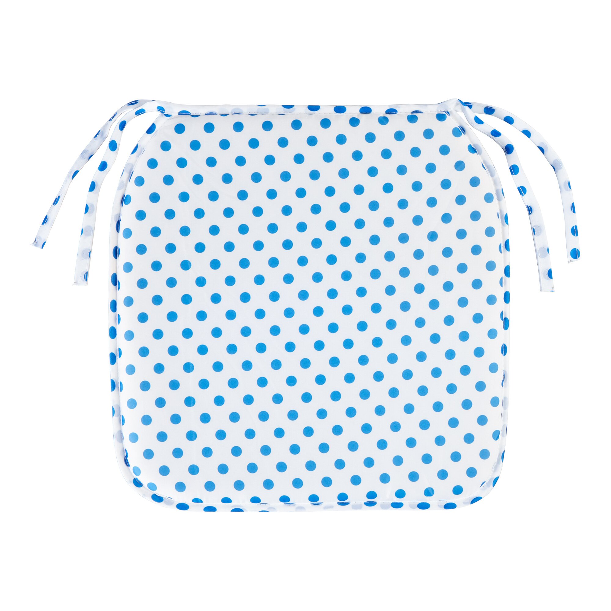 Sitzkissen Pünktchen, 2 Stück, blau