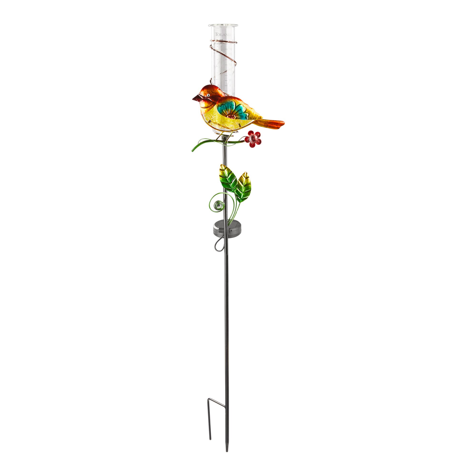 Solar-Regenmesser Vogel