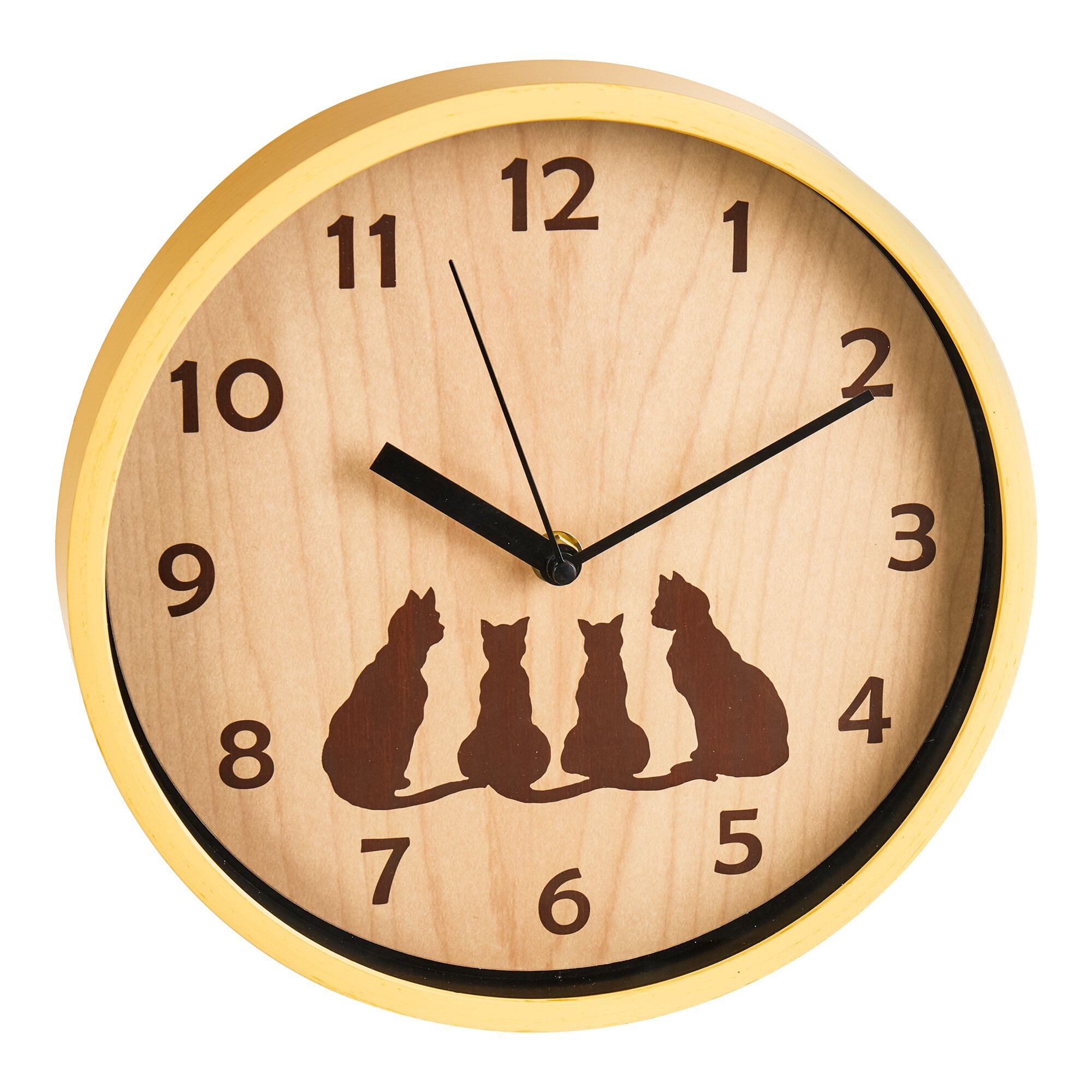 Wanduhr Katzenquartett