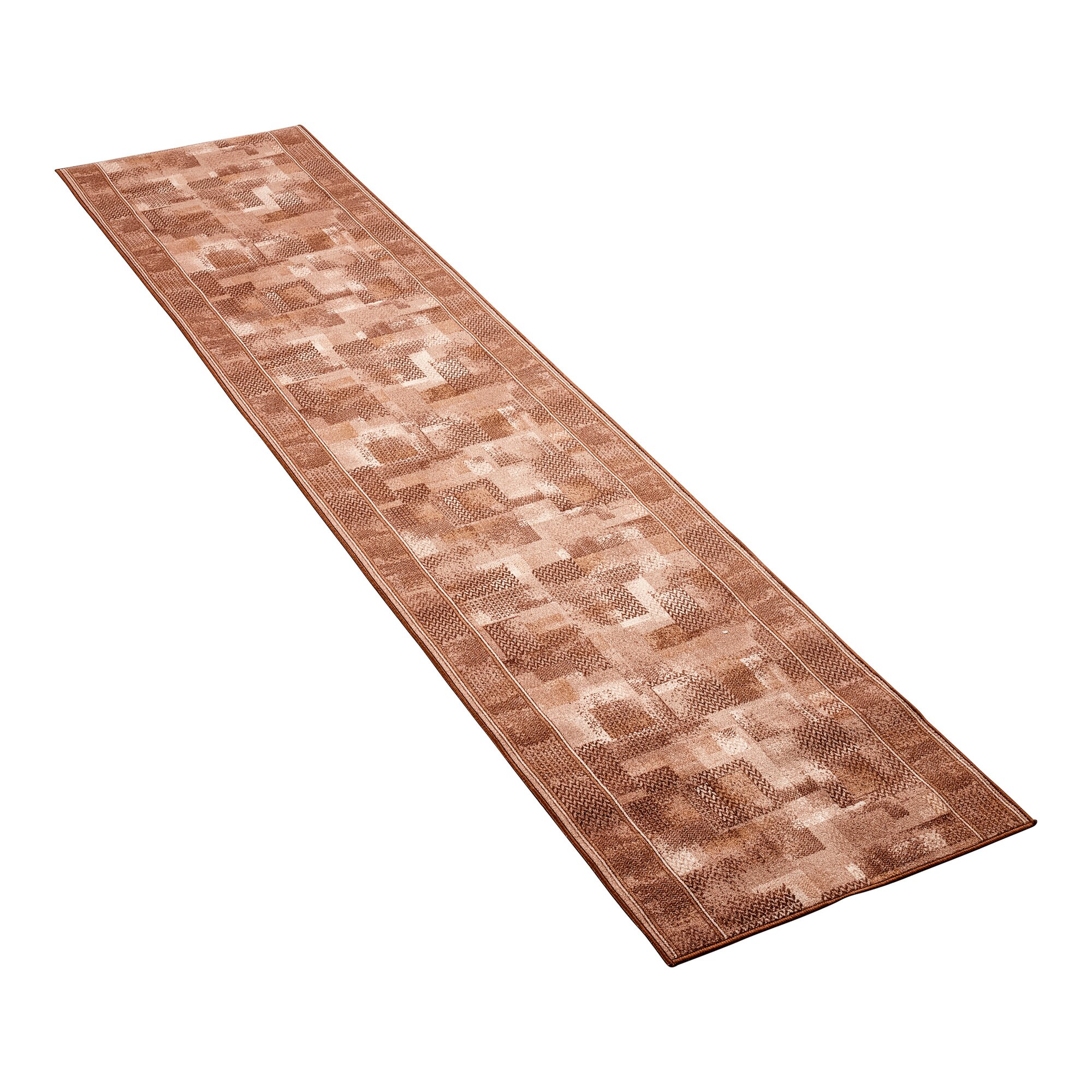 Teppich Tetris, braun