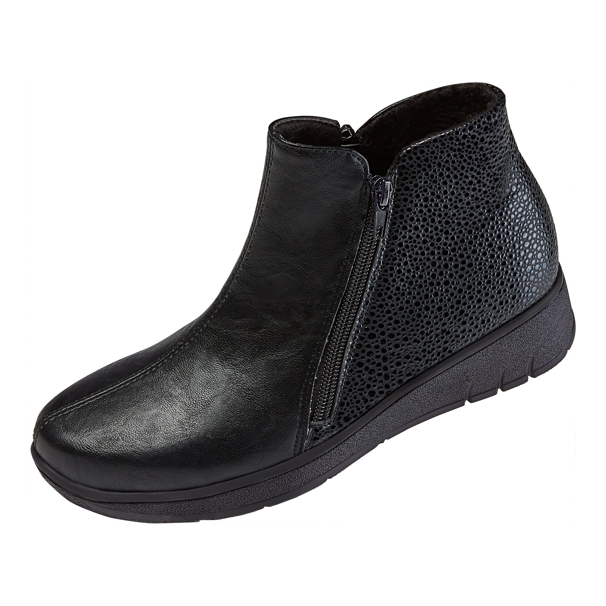 wonderWALK Damenstiefelette Doris, Größe: 39, schwarz