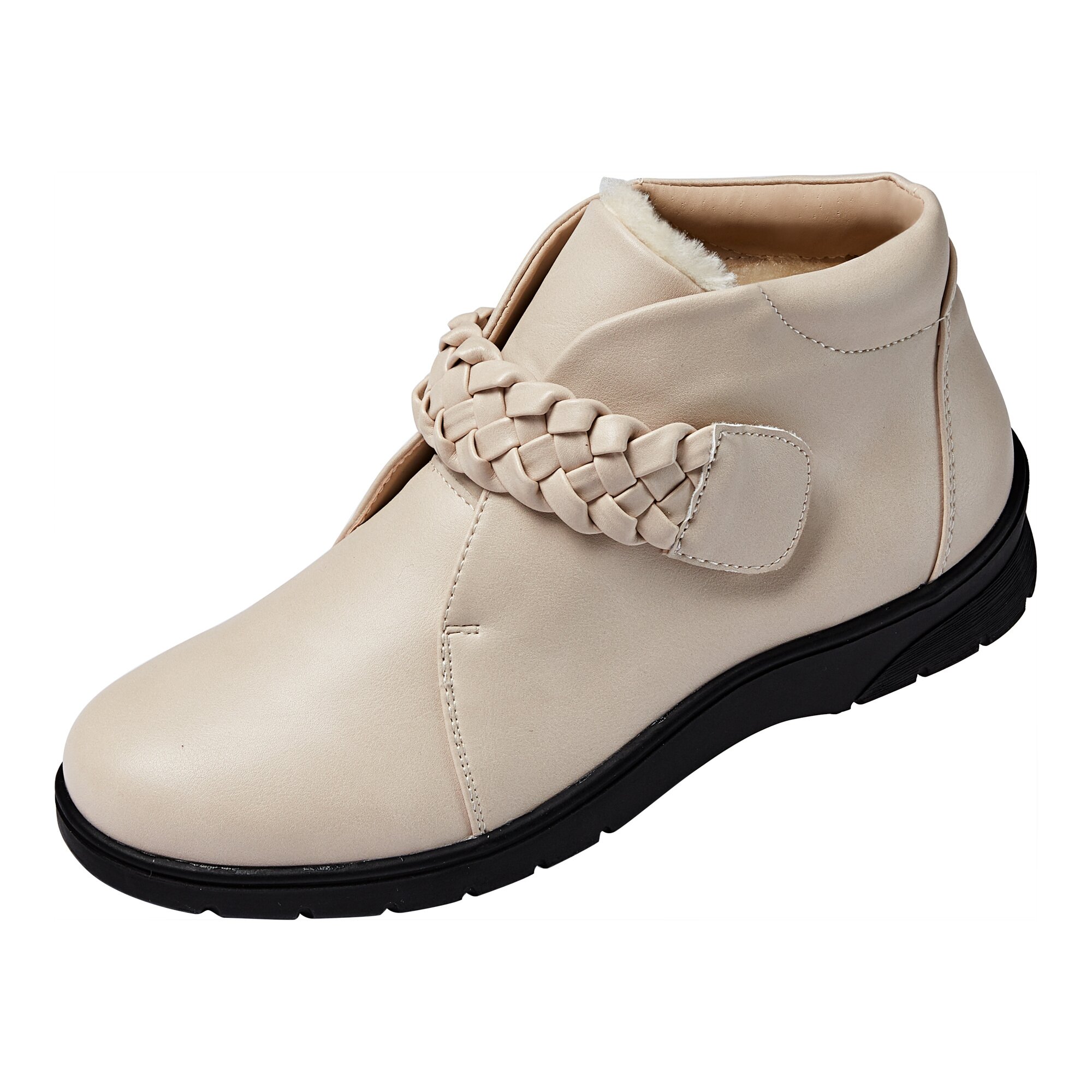 wonderWALK Klett-Stiefelette Helga, Größe: 40, beige