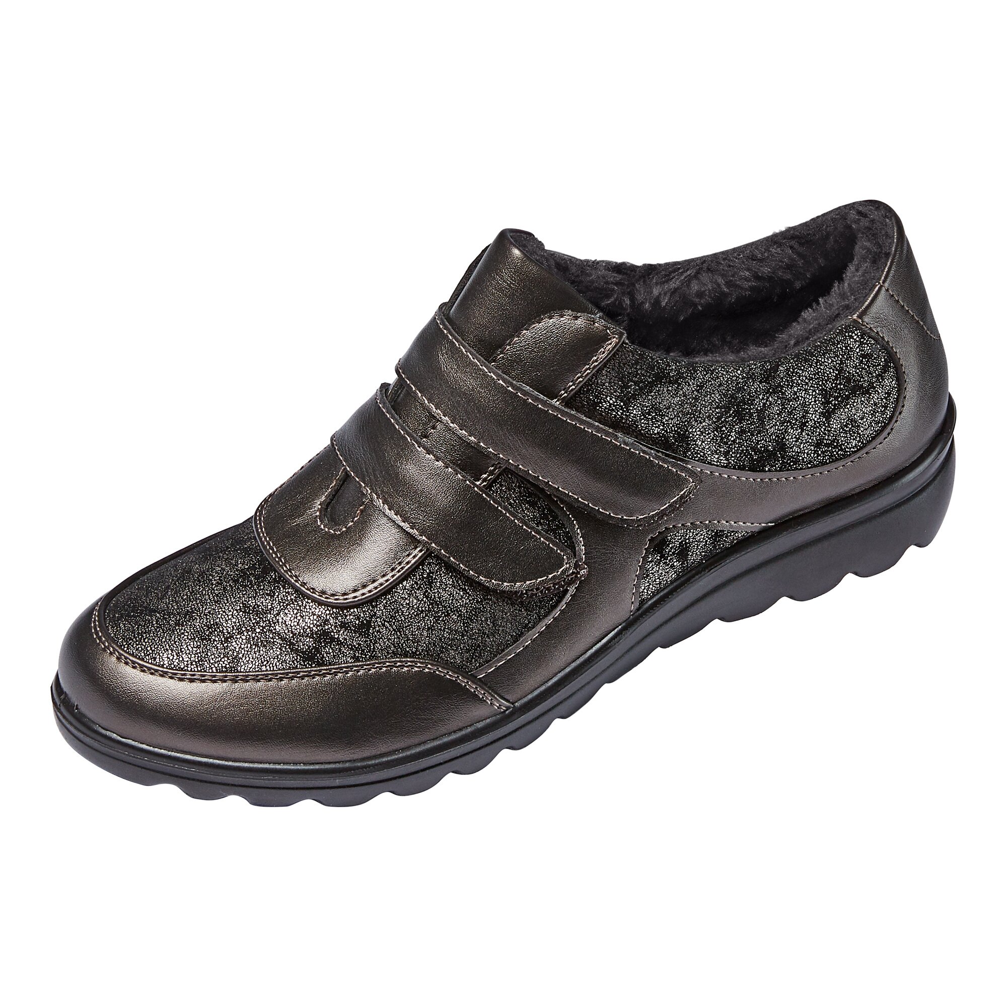 wonderWALK Kuschel-Kletthalbschuh Ina, Größe: 39