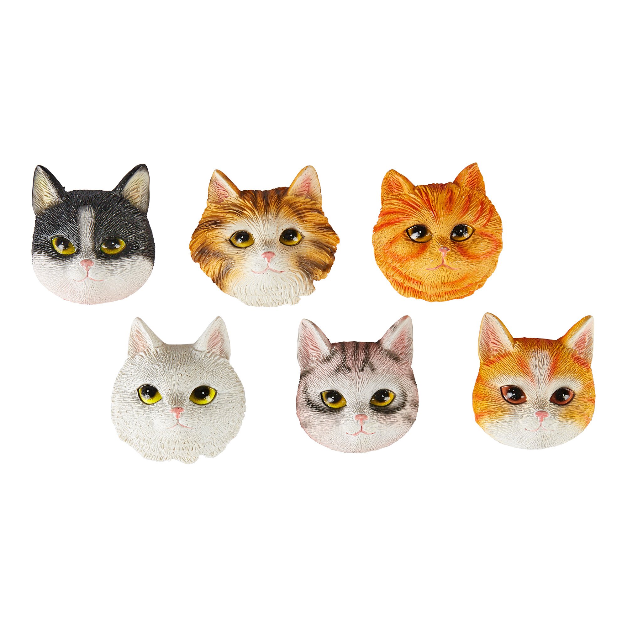 Magnete Katzen, 6 Stück