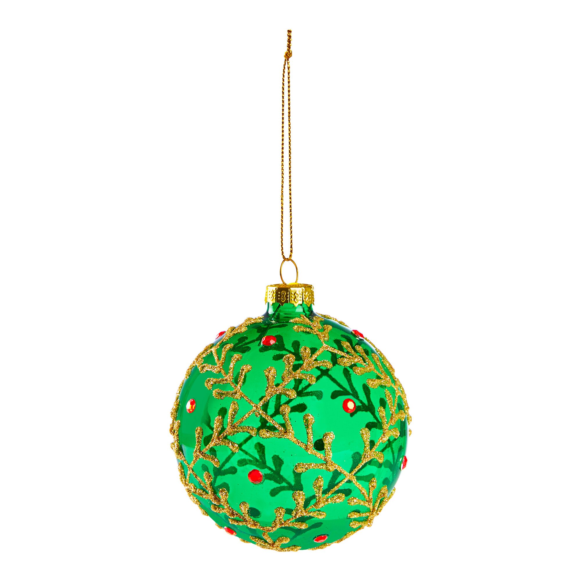 Glas-Christbaumkugel Elegance, 2 Stück