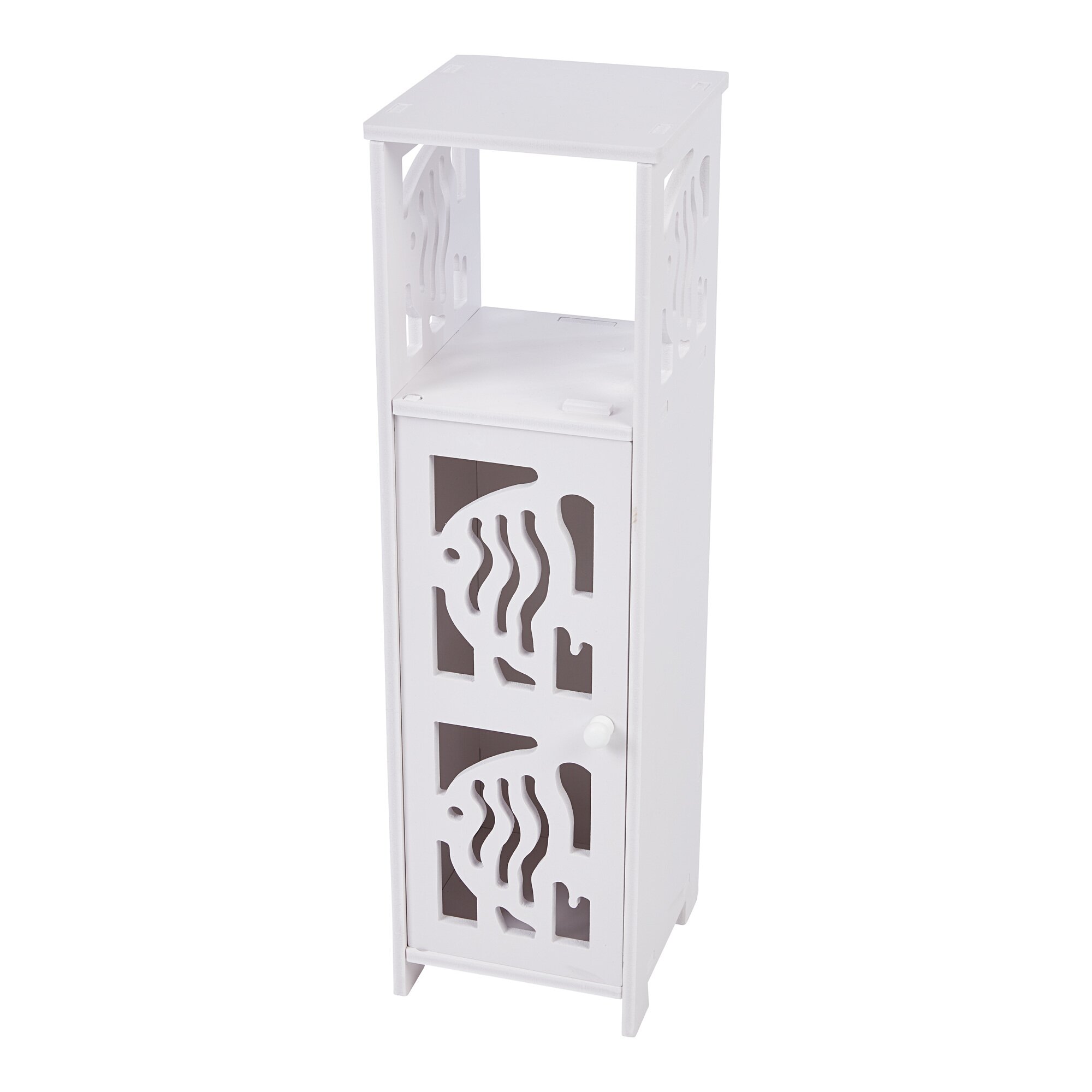 Badschrank Fische