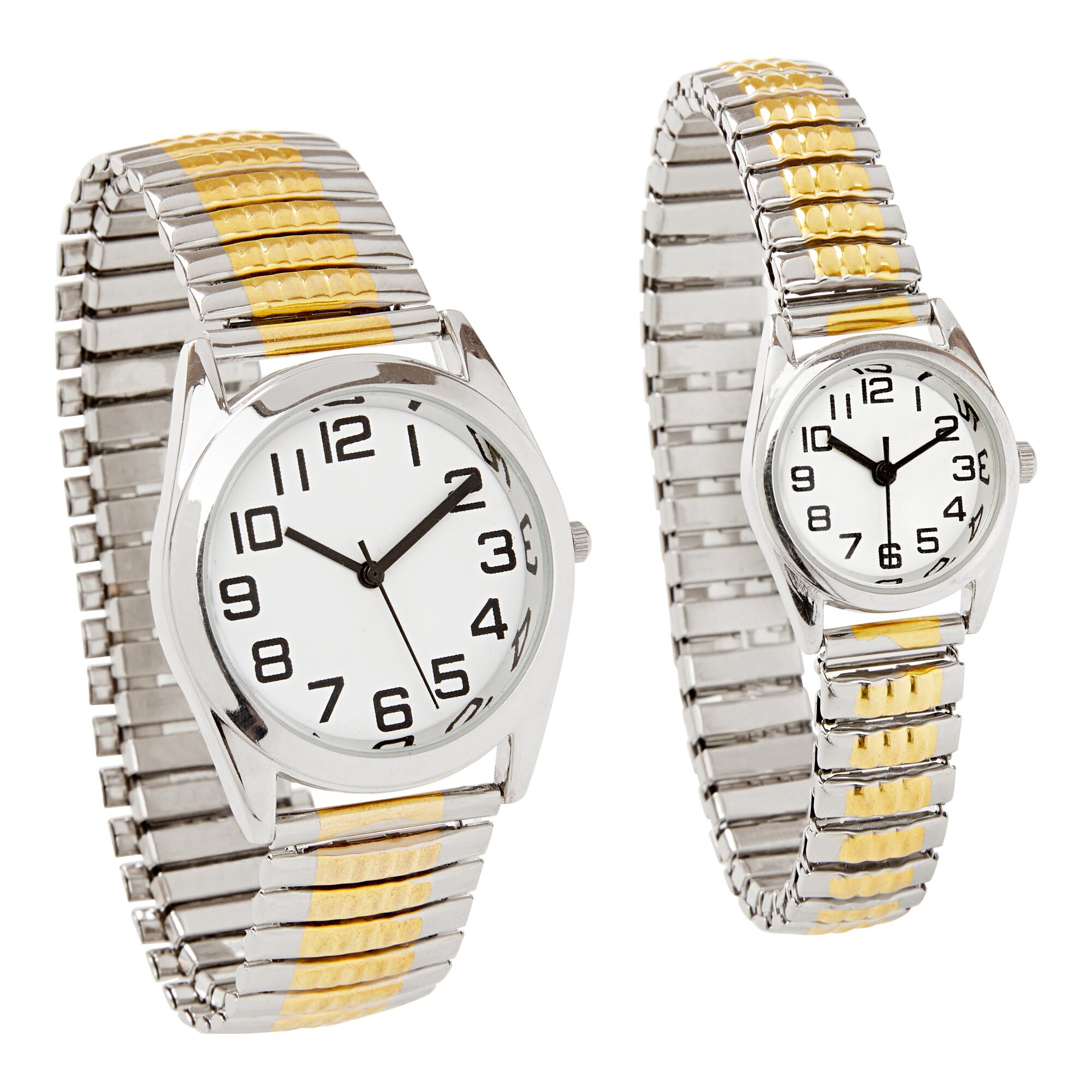 Strech-Seniorenuhren-Set