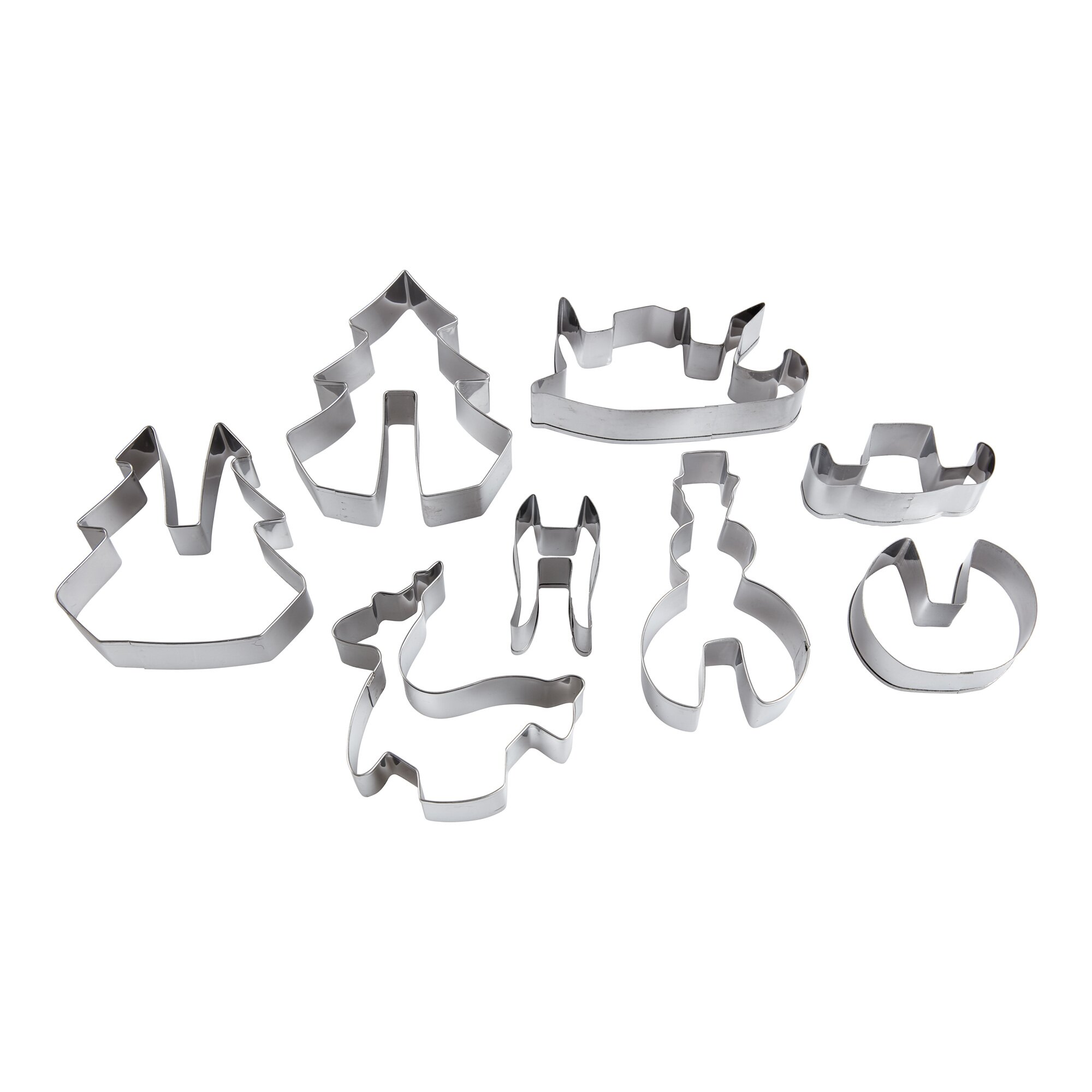 3D-Plätzchenausstecher, 8 Stück