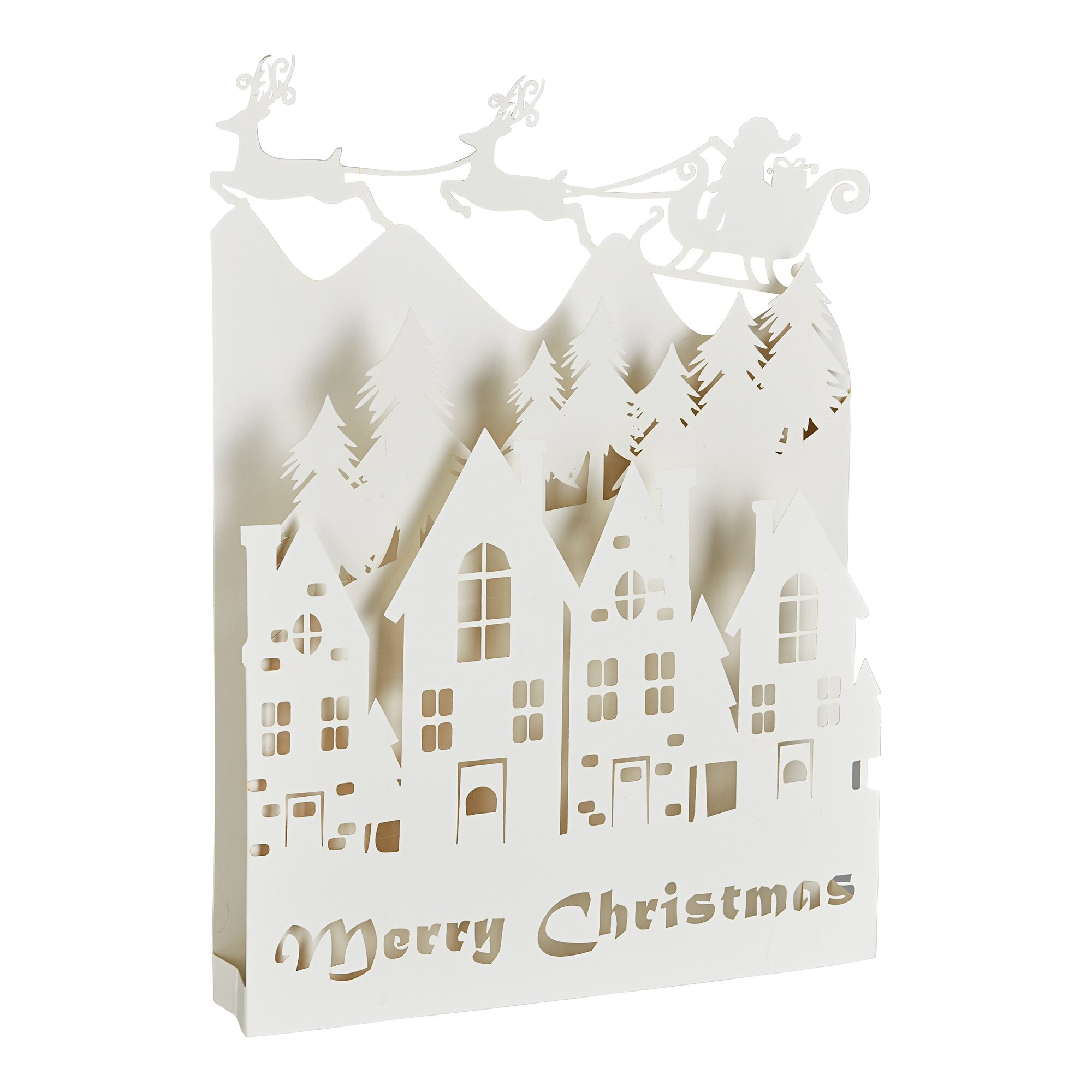 LED-3D-Karte Schlittenfahrt