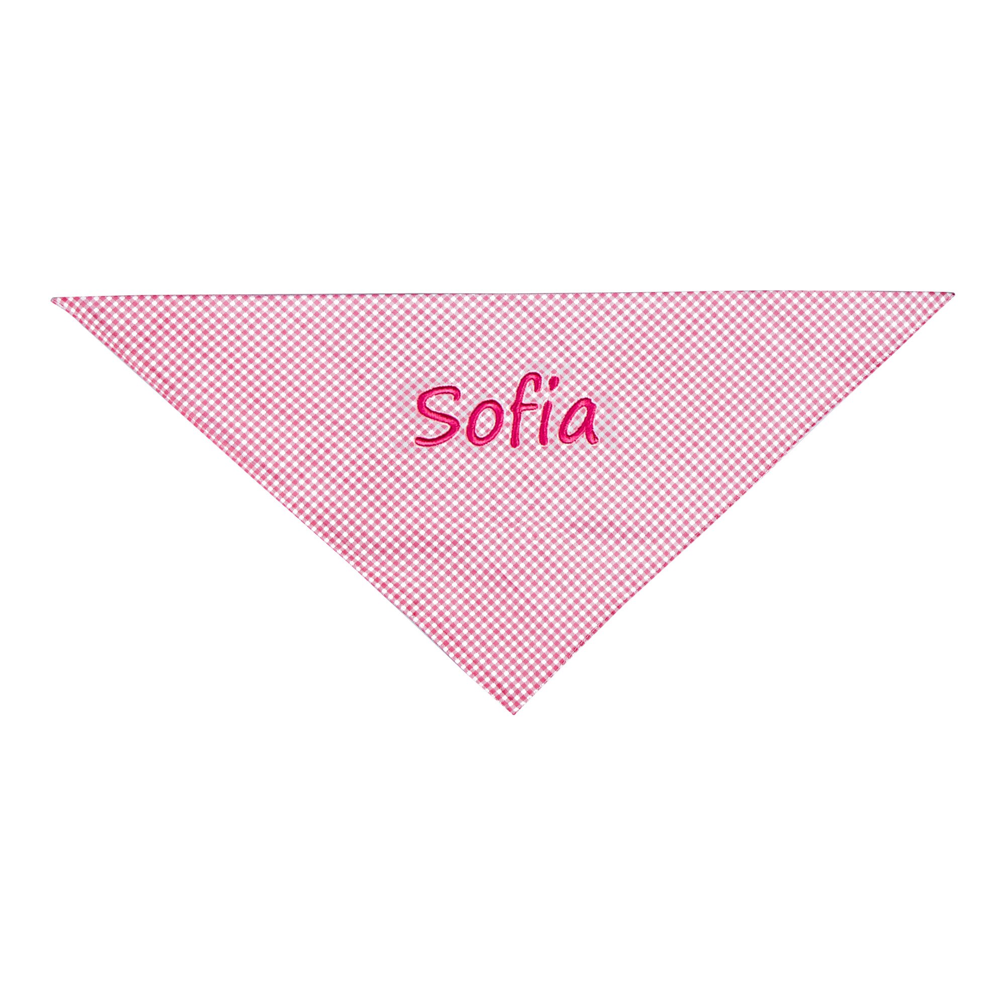 Foulard triangulaire avec prénom