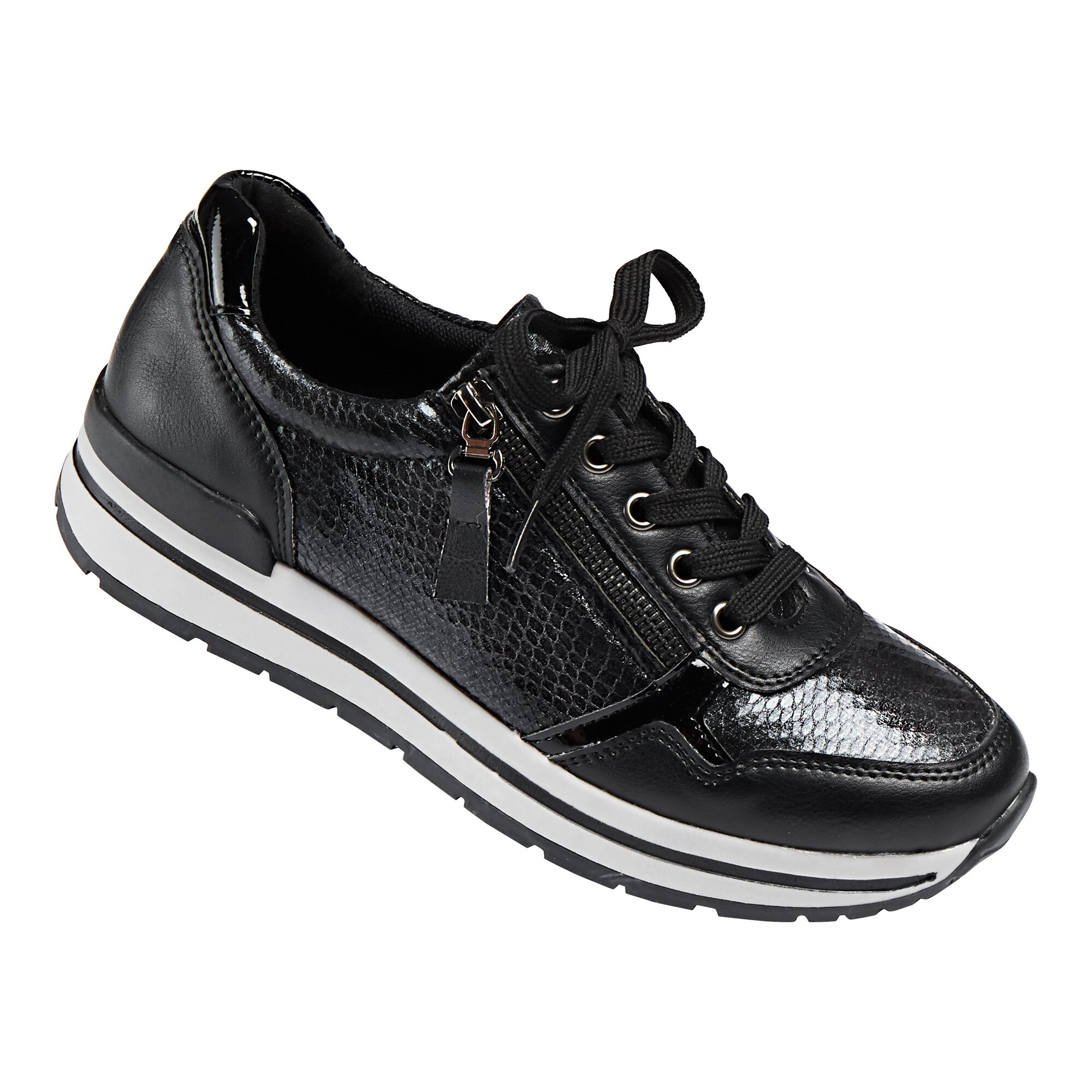 wonderWALK Komfort-Sneaker Saskia, Größe: 39, schwarz