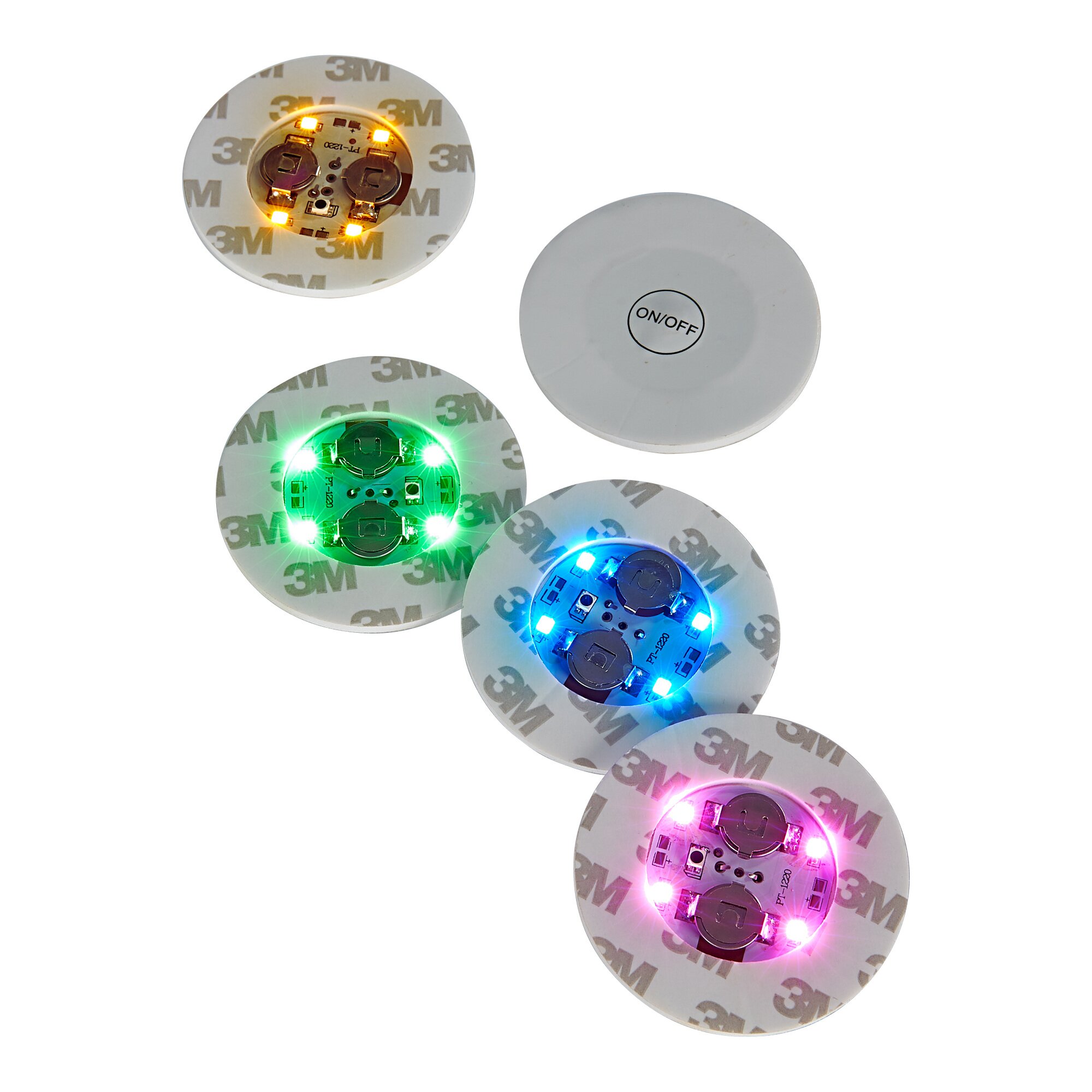 LED-Flaschenlichter, 5 Stück