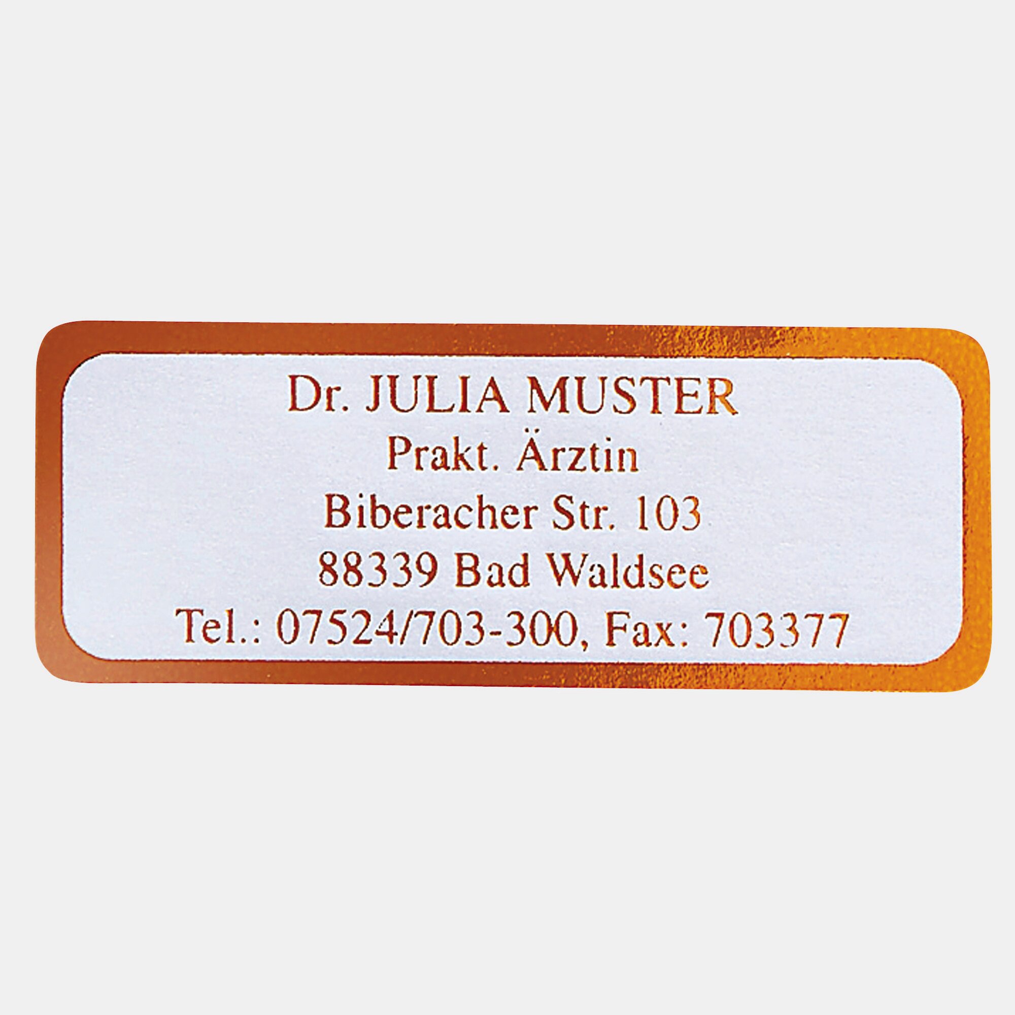 Namensaufkleber Schrifttyp A, 1000 Stück