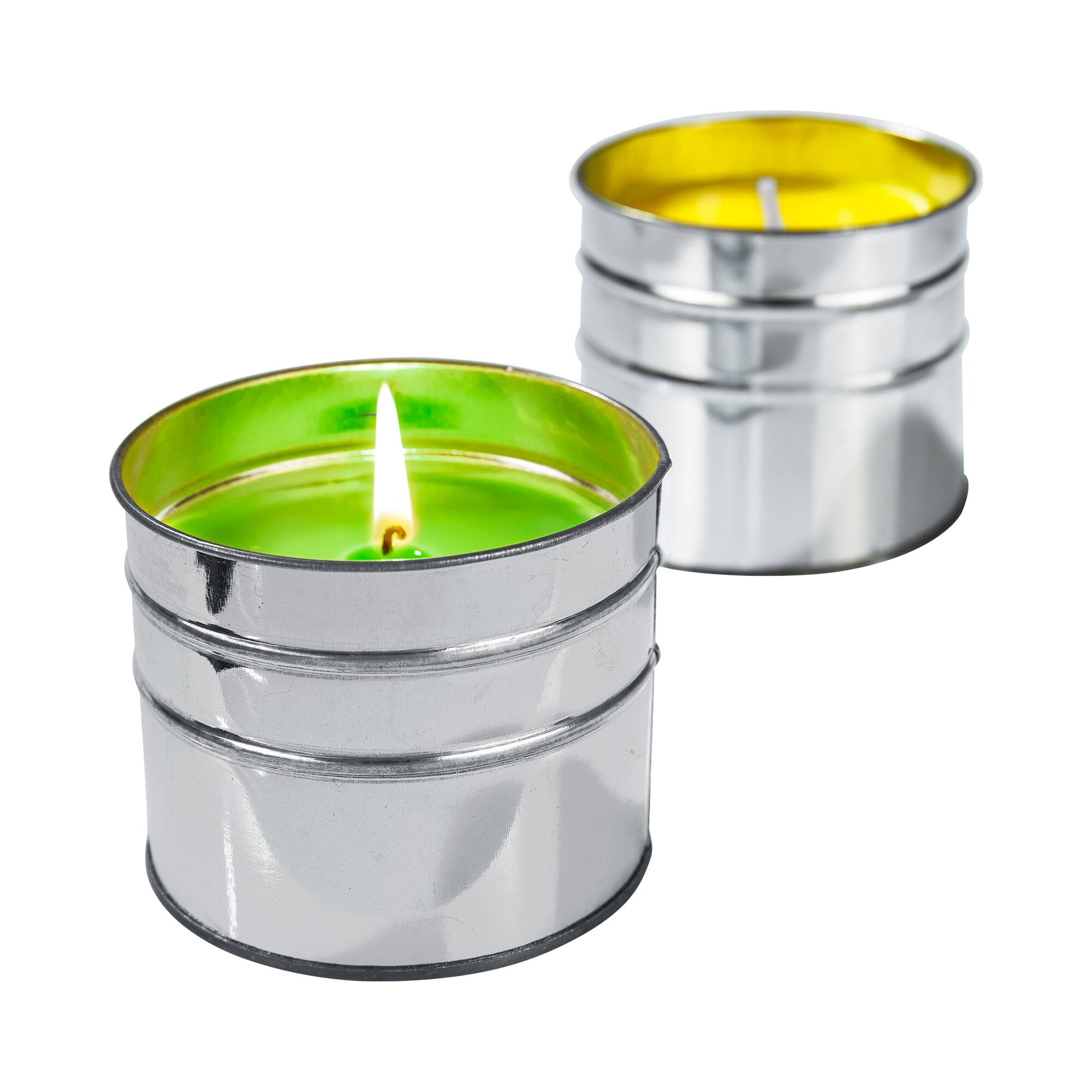 Bougies parfumées « Citronella », 2 pièces