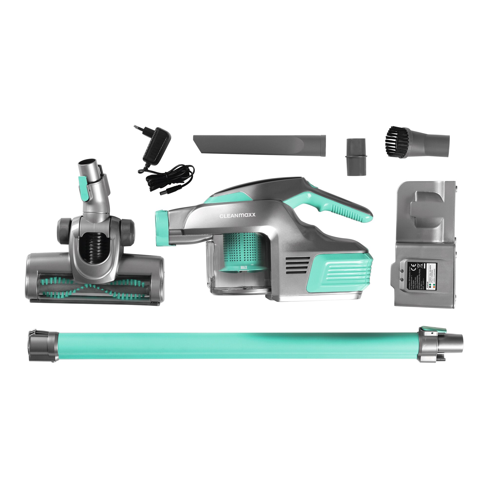 Aspirateur cyclonique sans fil, 6 pièces
