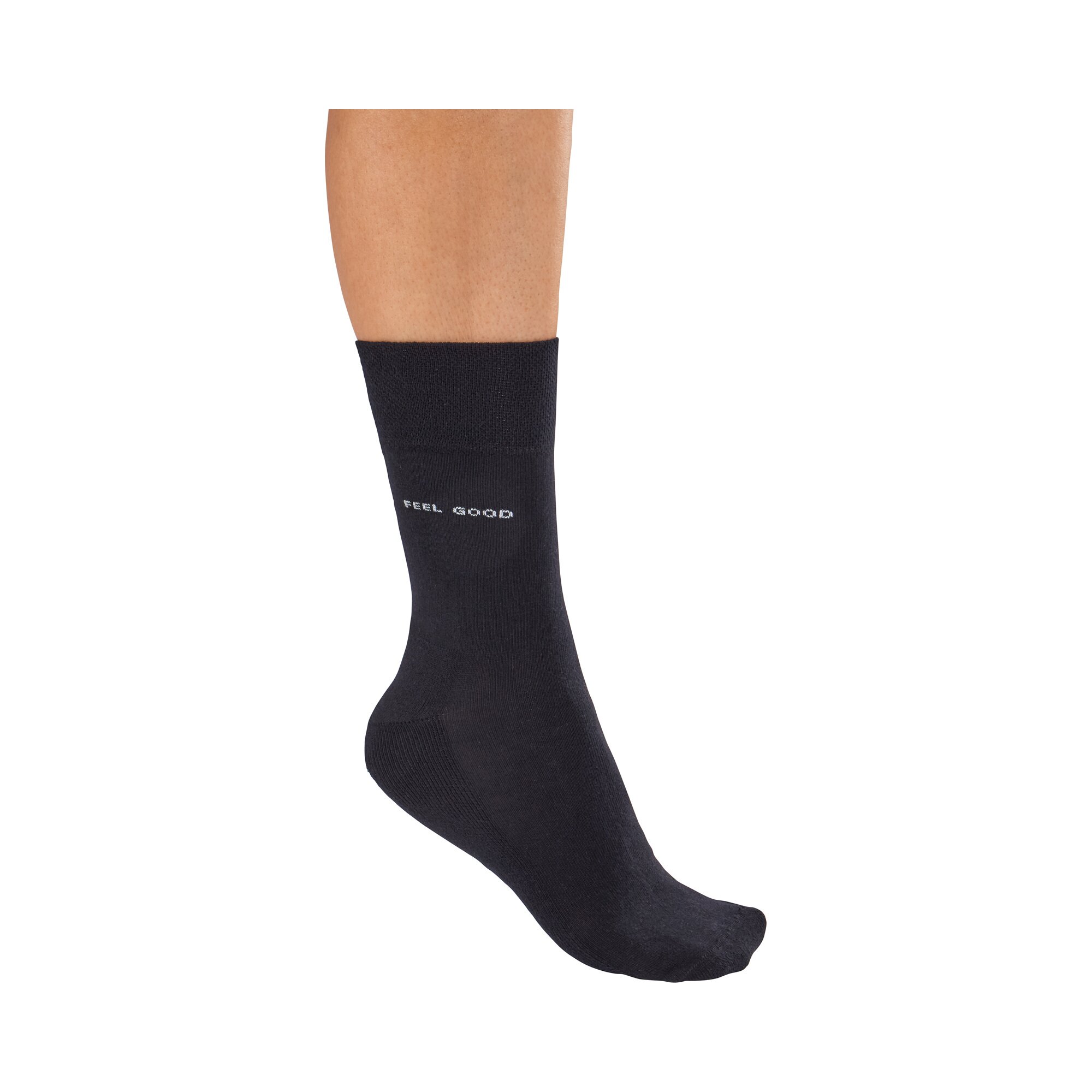 Komfort-Socken mit Frottee-Sohle, 2 Paar, Größe: 39