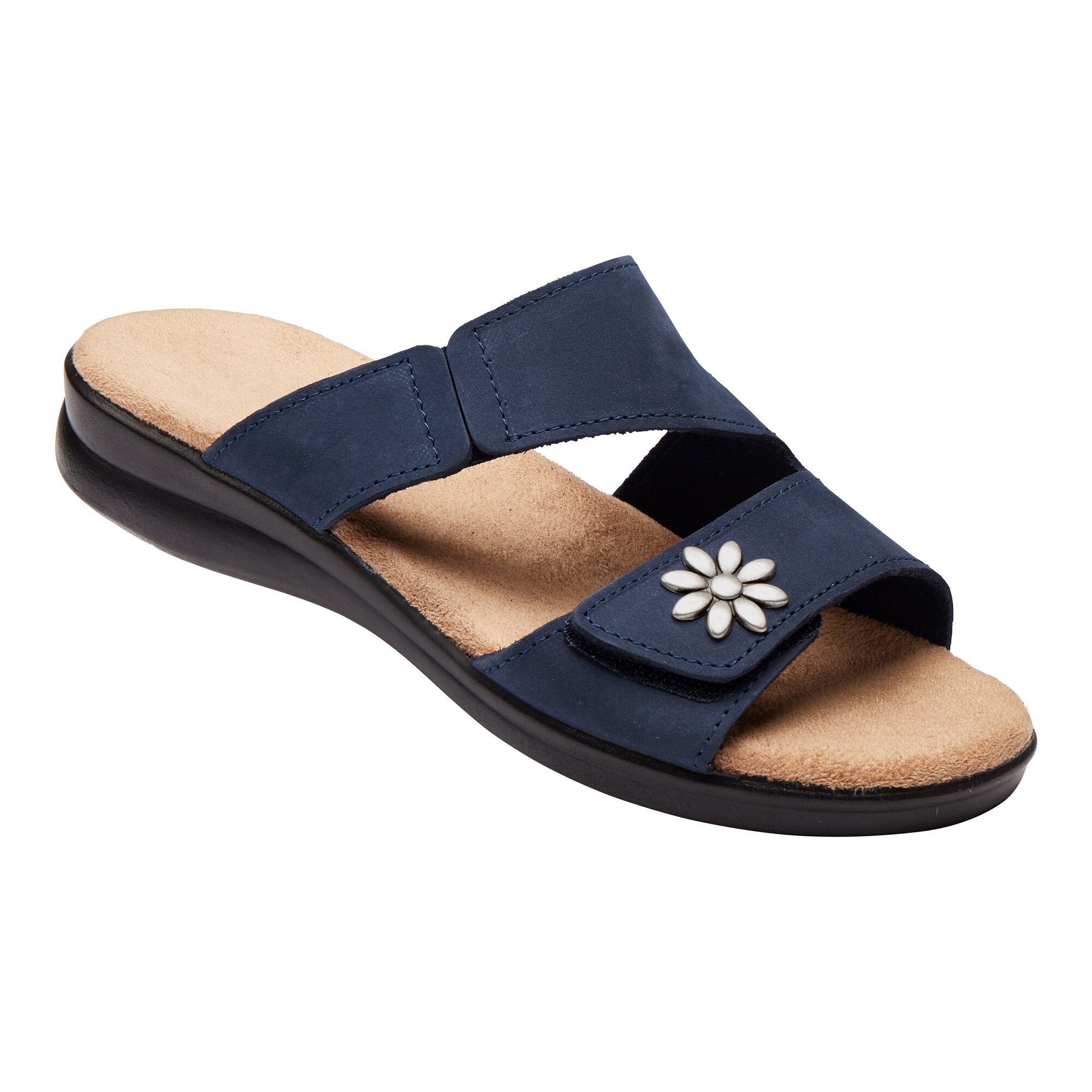 Damen-Komfort-Pantolette, Größe: 39, blau