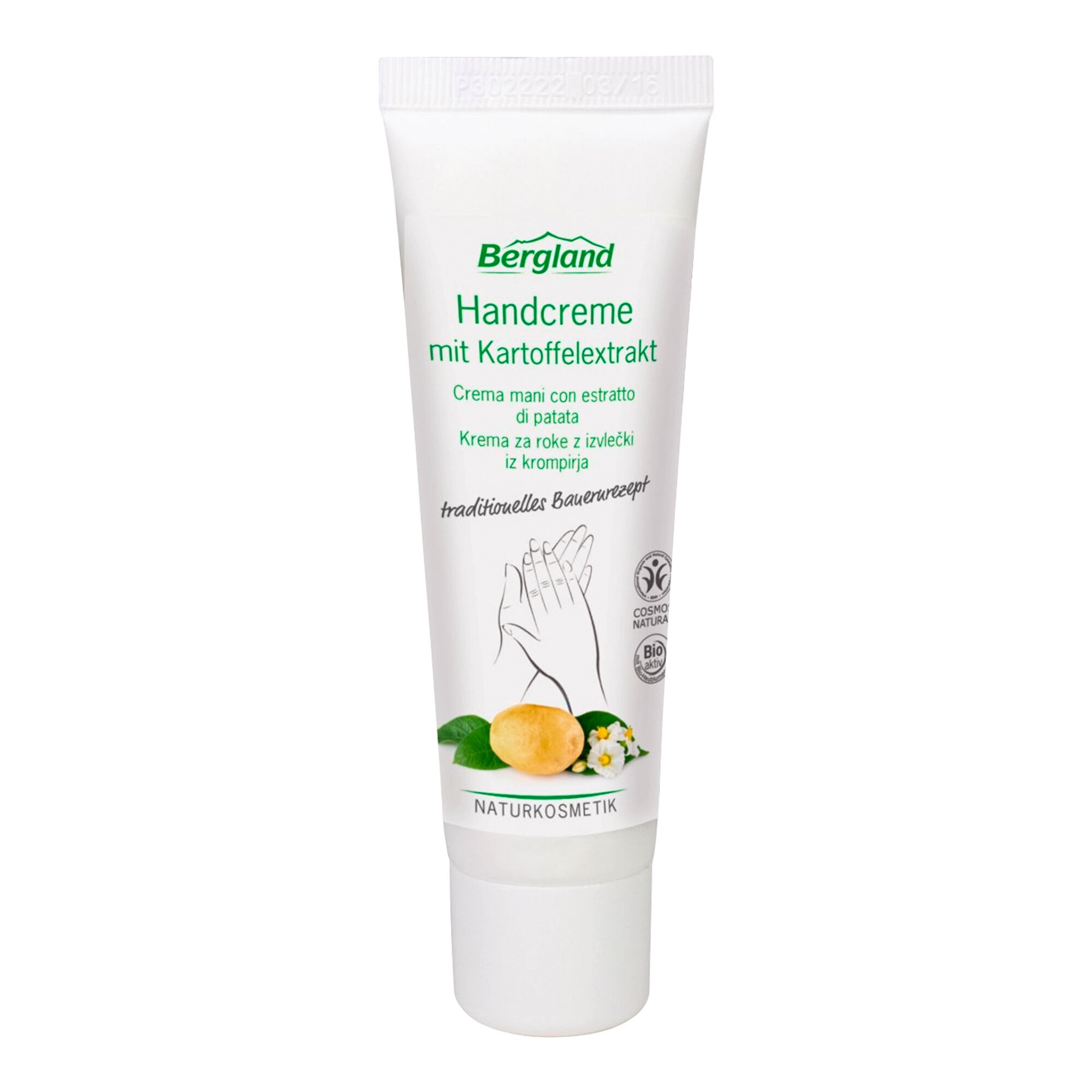Bergland Handcreme mit Kartoffelextrakt, 50 ml