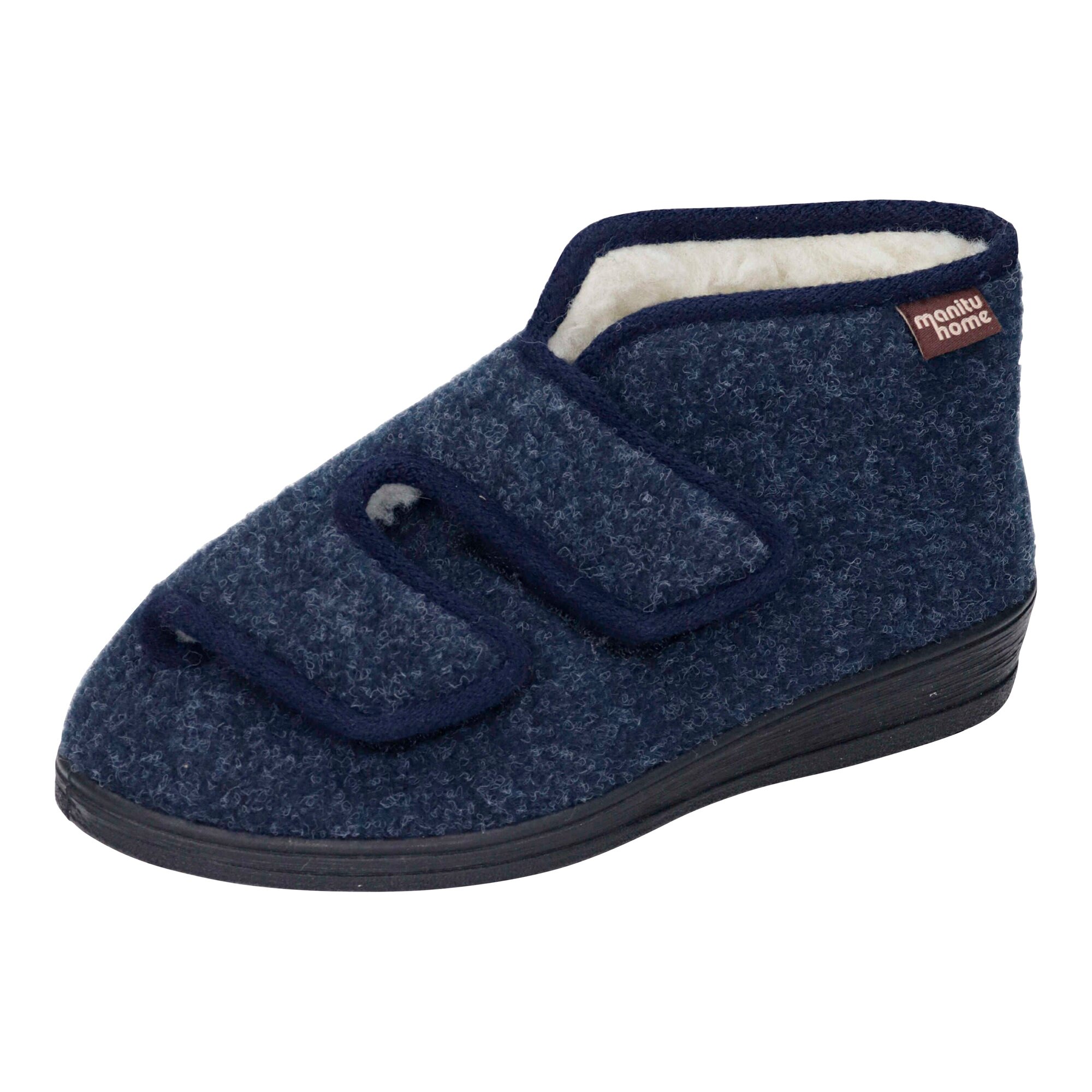 Manitu Damen-Hausschuh, Größe: 39, blau