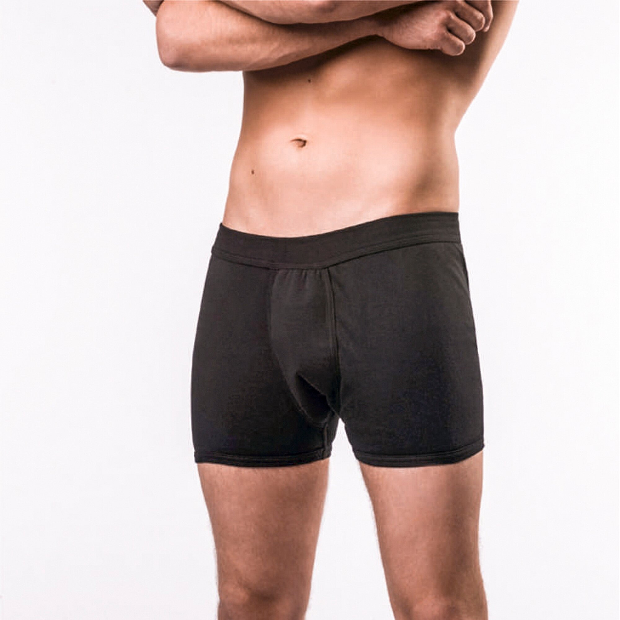 Inkontinenzhose Herren, leicht/mittel, Größe: L, schwarz