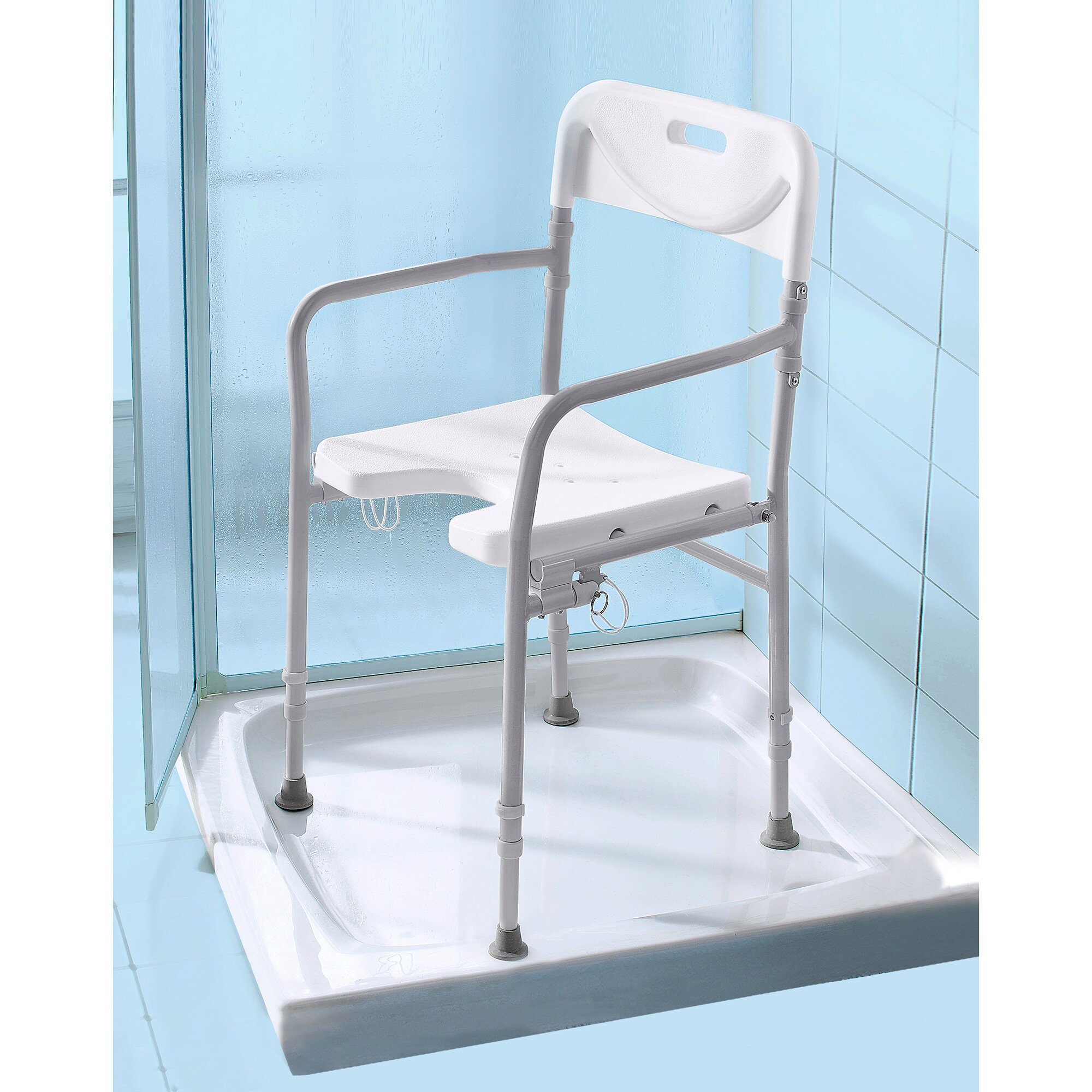 Duschstuhl, klappbar von REHAFORUM MEDICAL