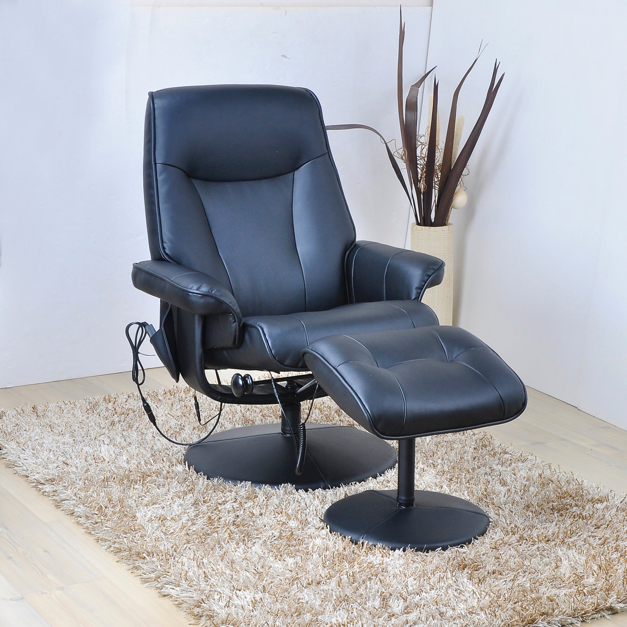 Massagesessel Alpha 2041, schwarz