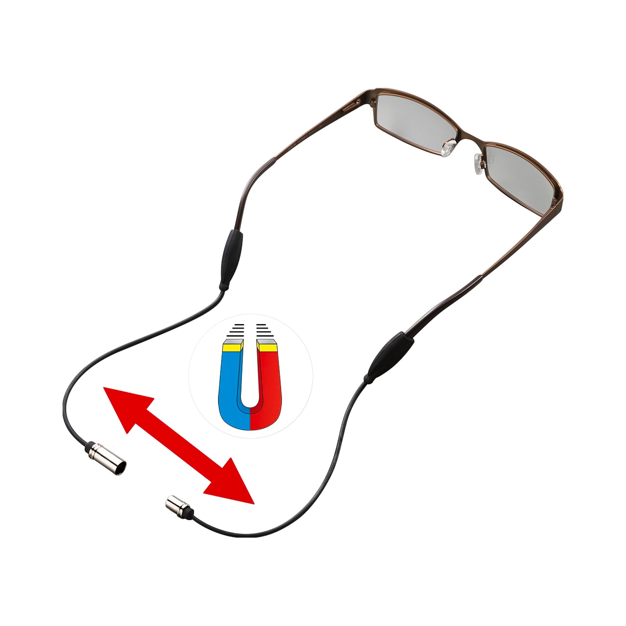 Brillenband, magnetisch