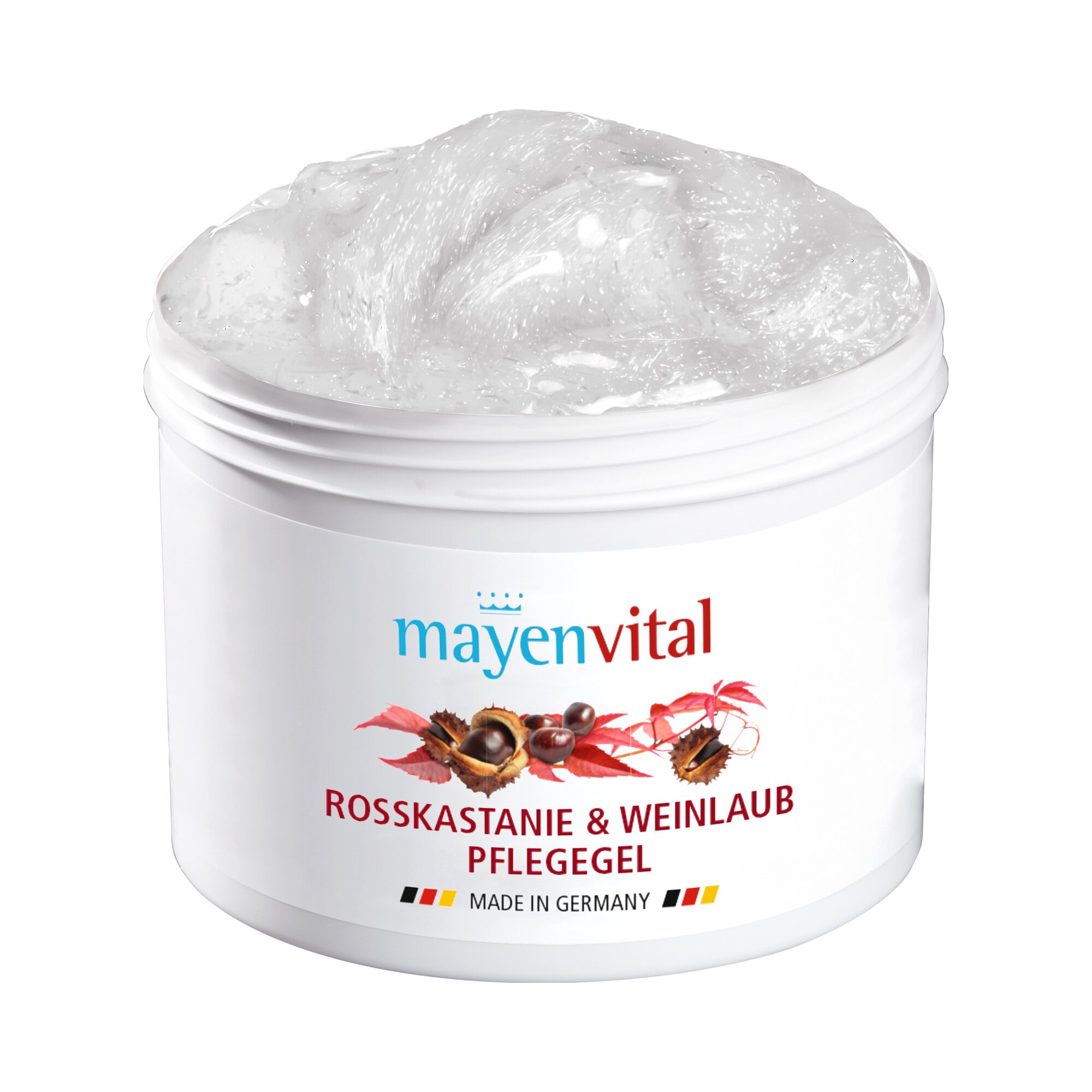mayenVITAL® Rosskastanie & Weinlaub Pflegecreme, 500 ml