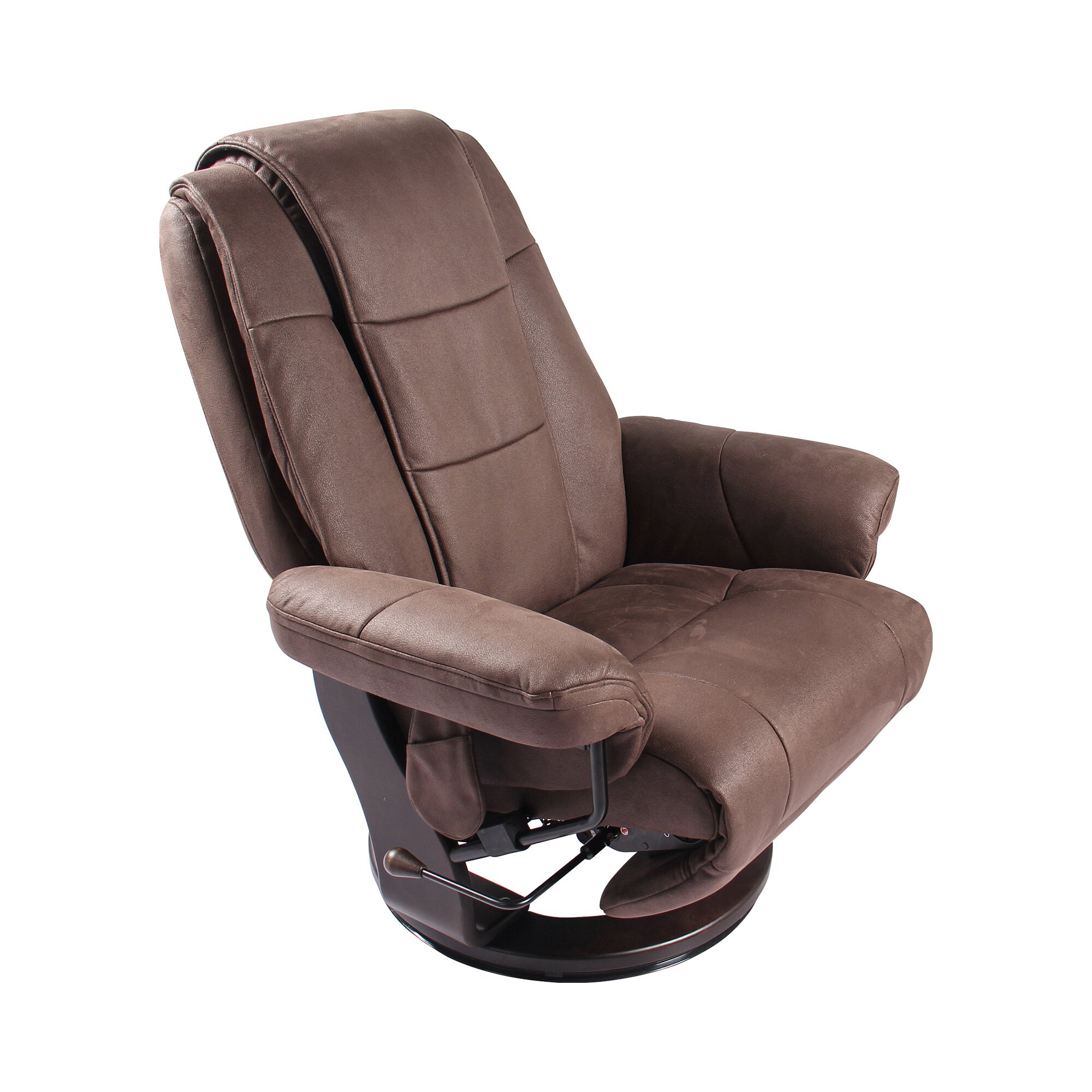 Relax-Massagesessel inkl. Fußteil, braun