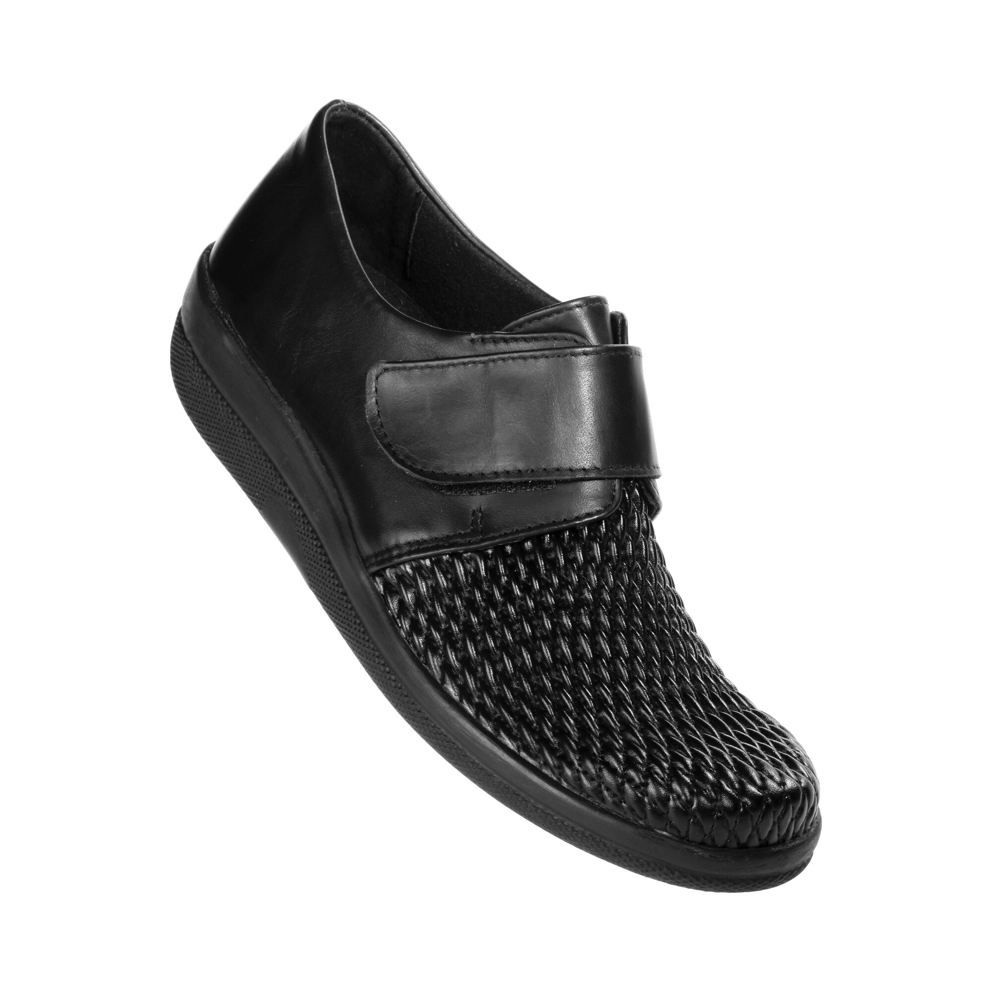 Damen-Halbschuh Stretch, Größe: 37, schwarz