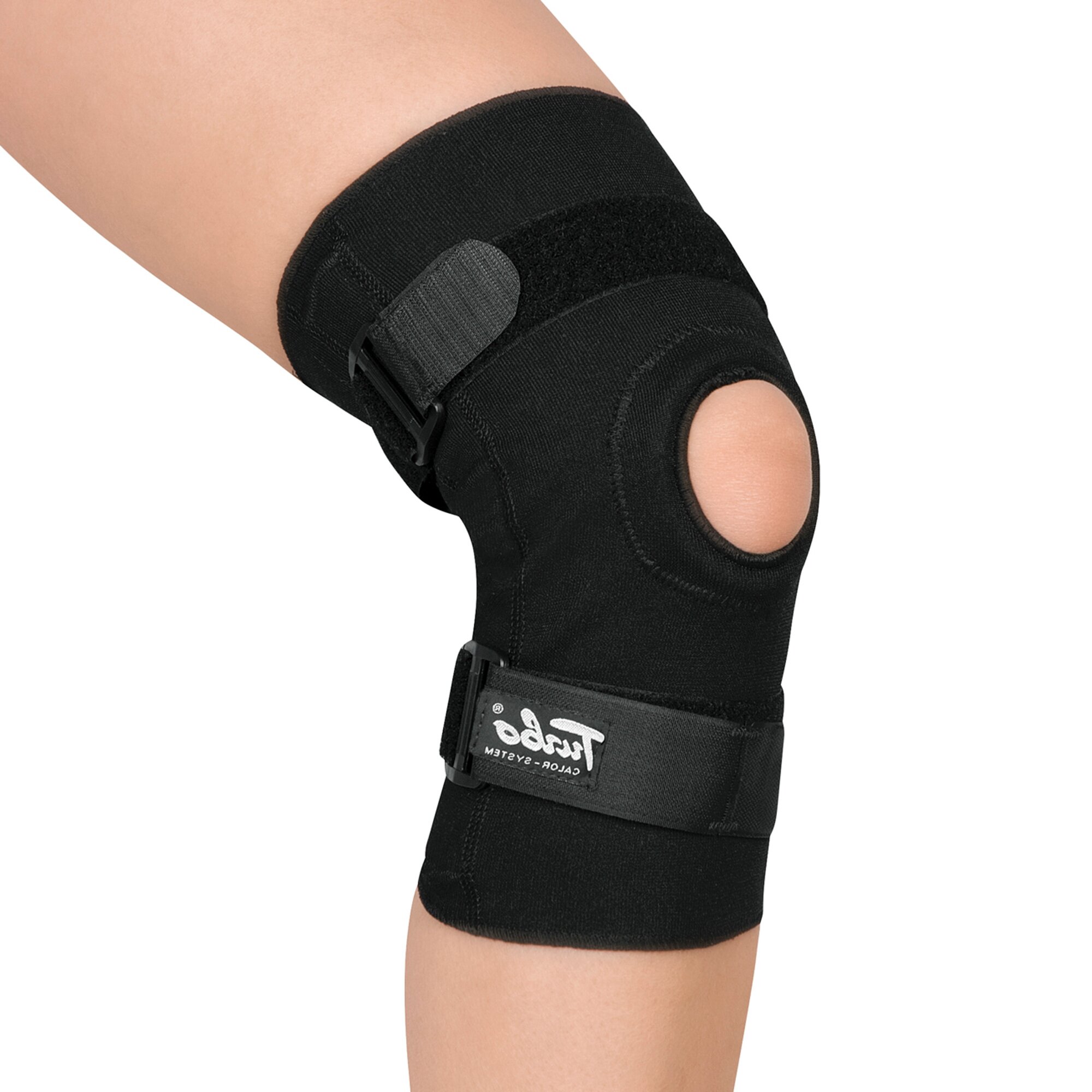 Kniebandage, Größe: L, schwarz