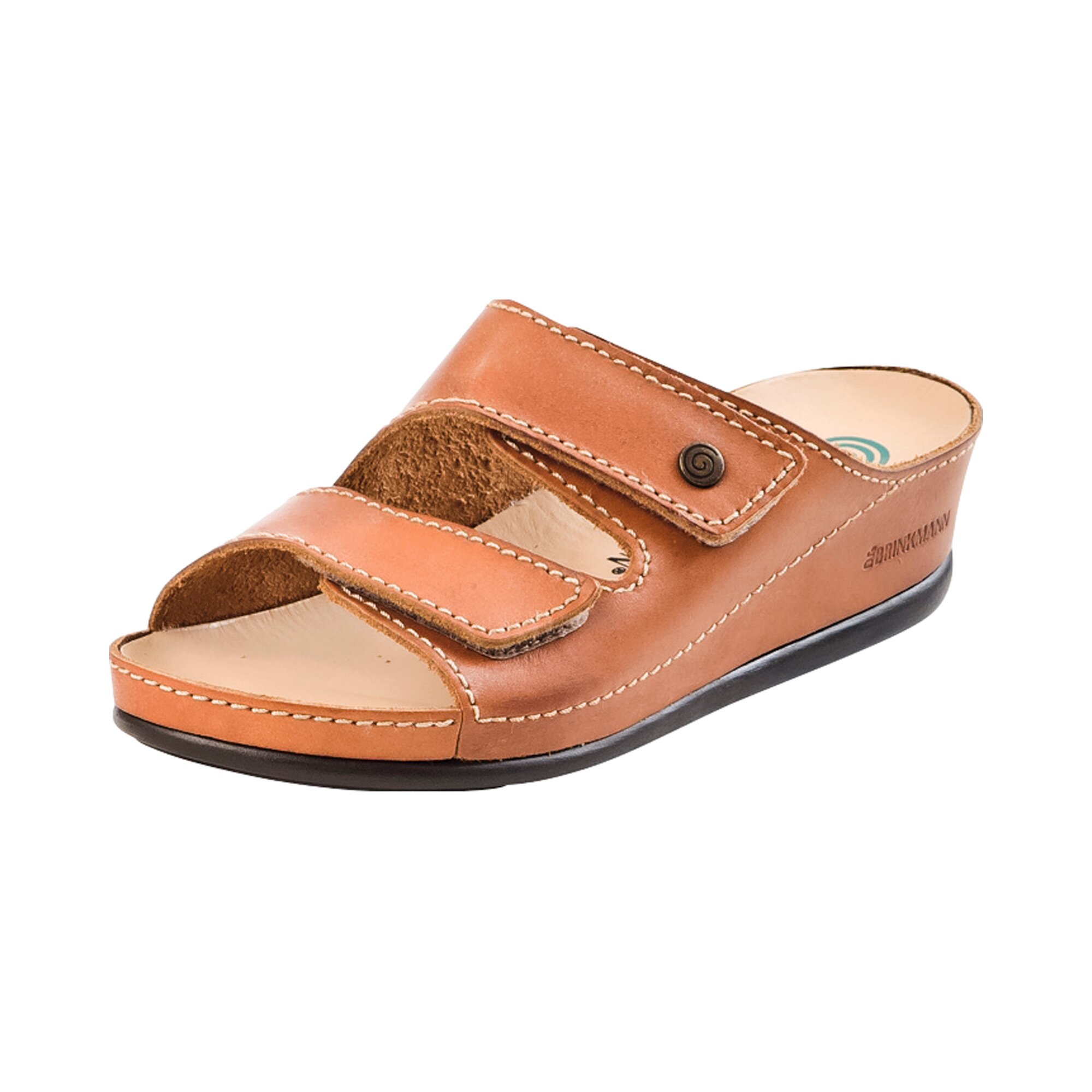 DR. BRINKMANN Damen-Pantolette Natur, Größe: 41, braun