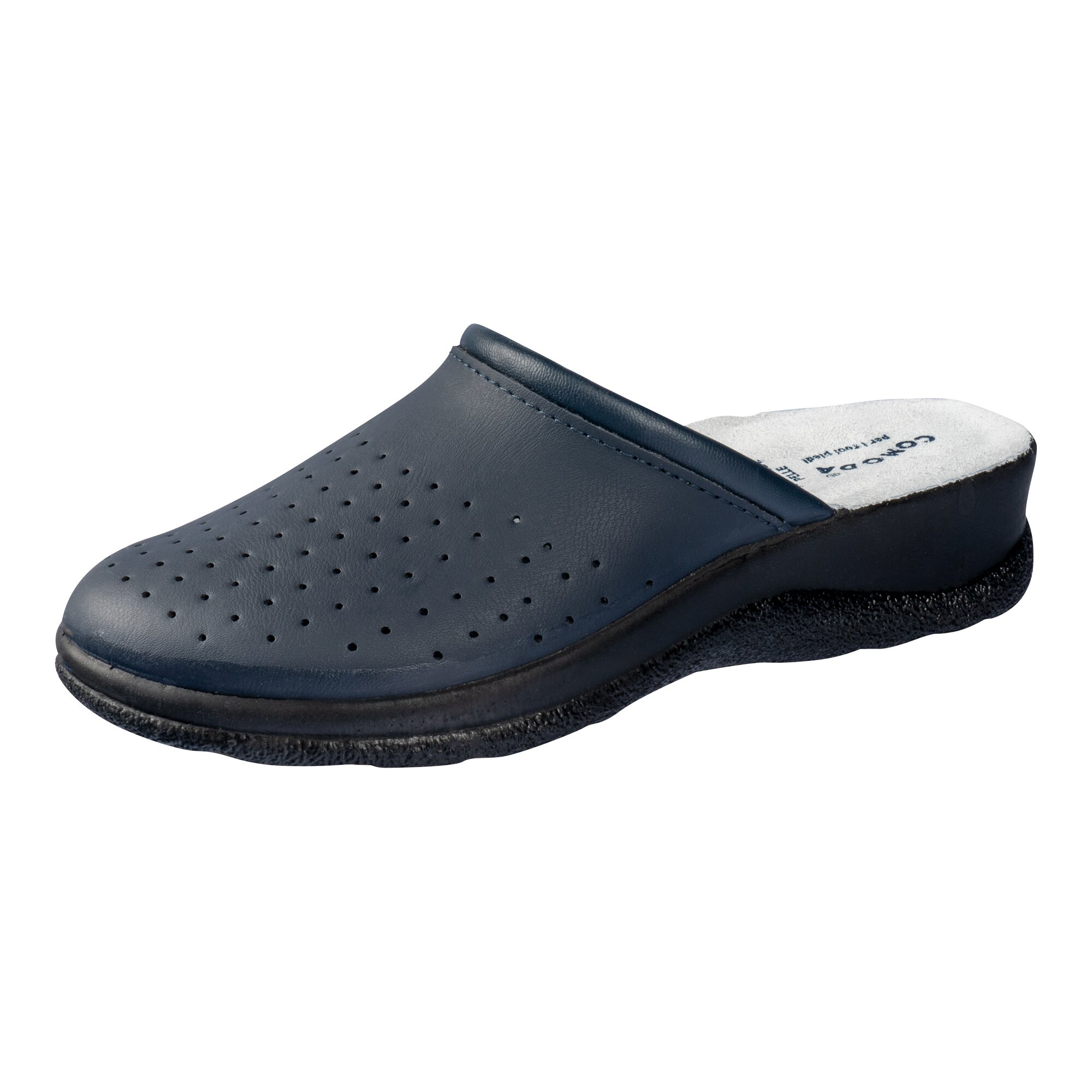 wonderWALK Lederpantolette für Damen, Größe: 40, blau