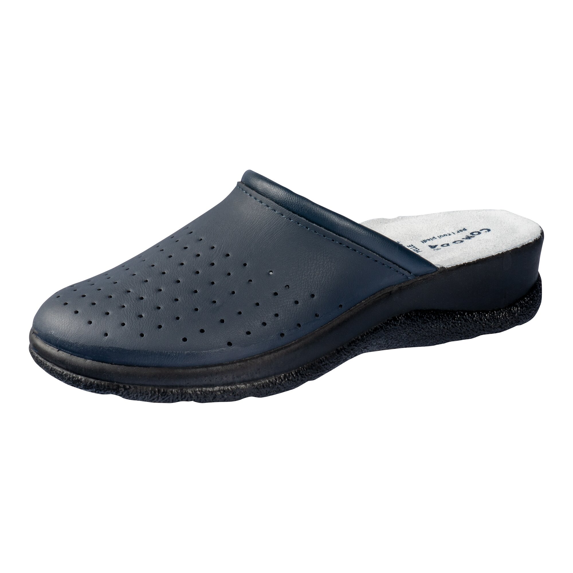 wonderWALK Lederpantolette für Herren, Größe: 40, blau