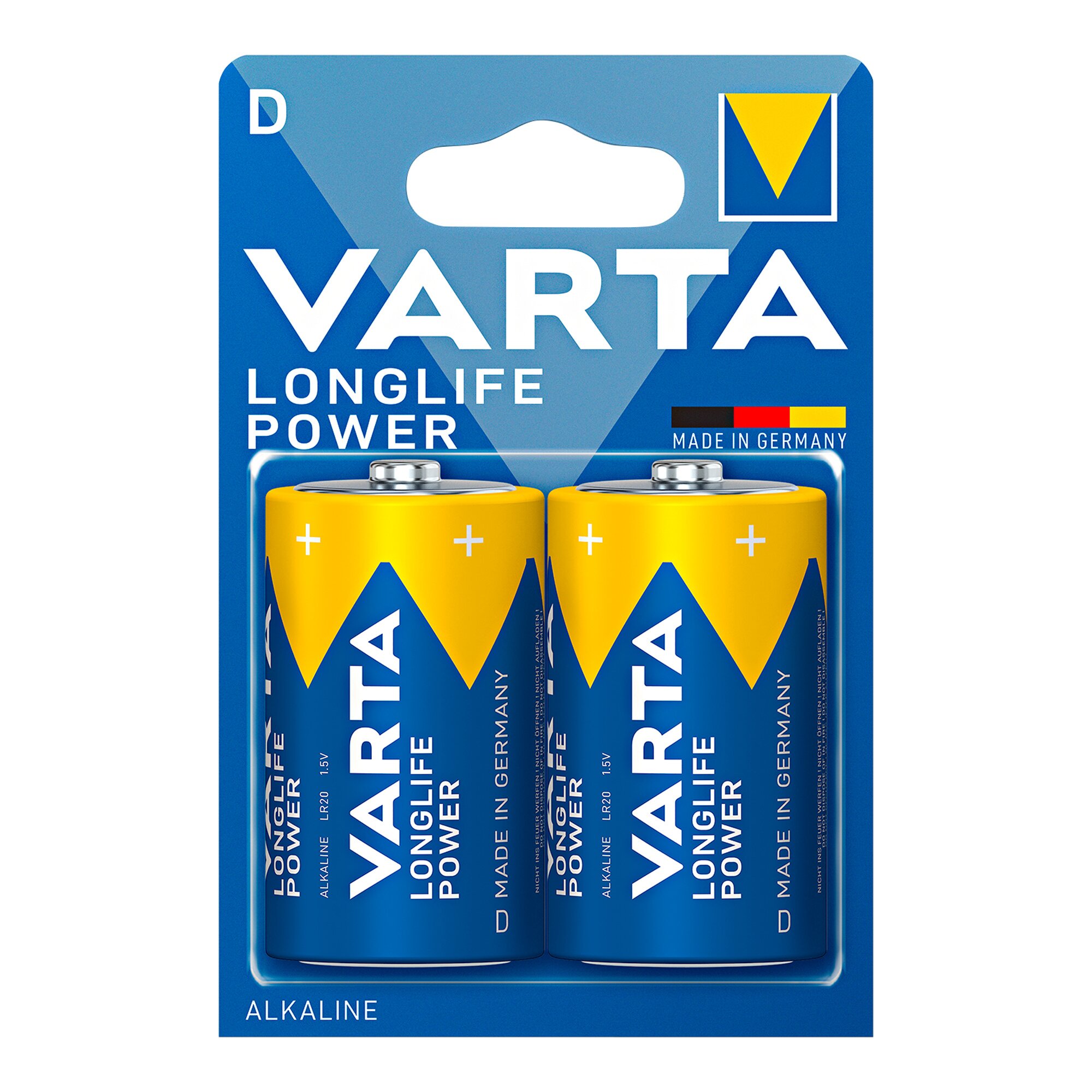 Piles Varta Longlife-Power, 2 pièces