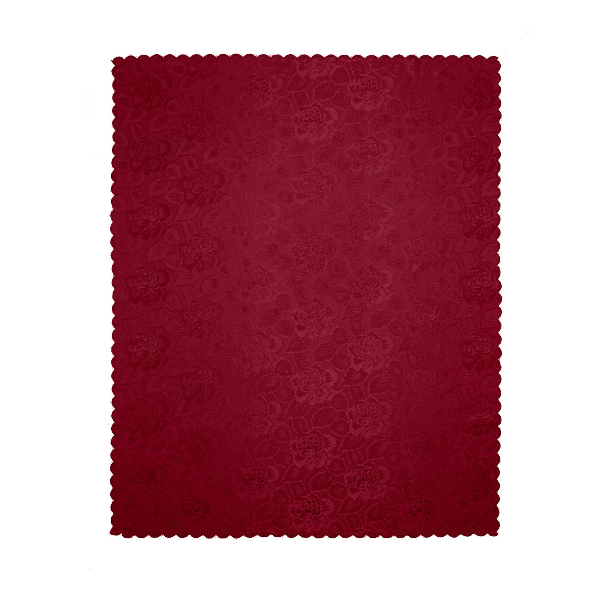 Nappe « Jasmin », bordeaux