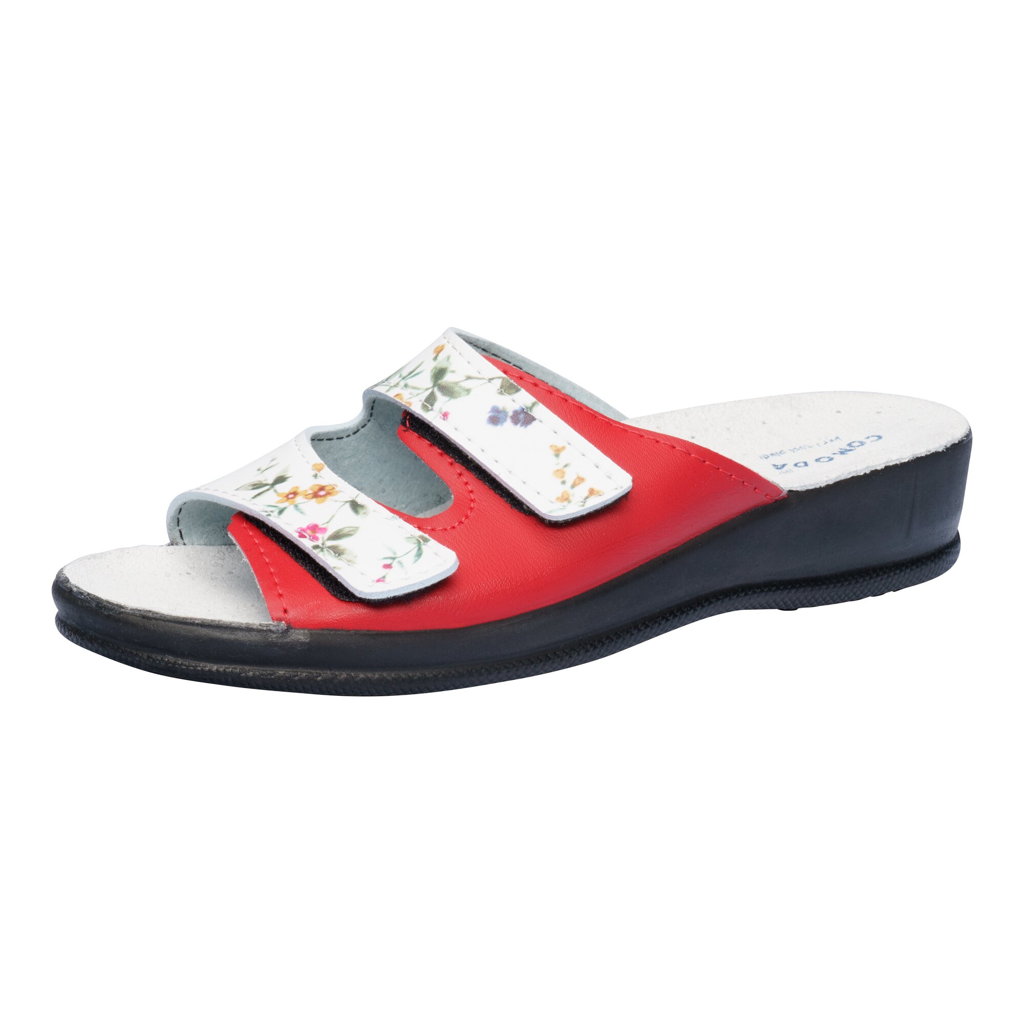 Sommer-Pantolette Modena, Größe: 37, rot