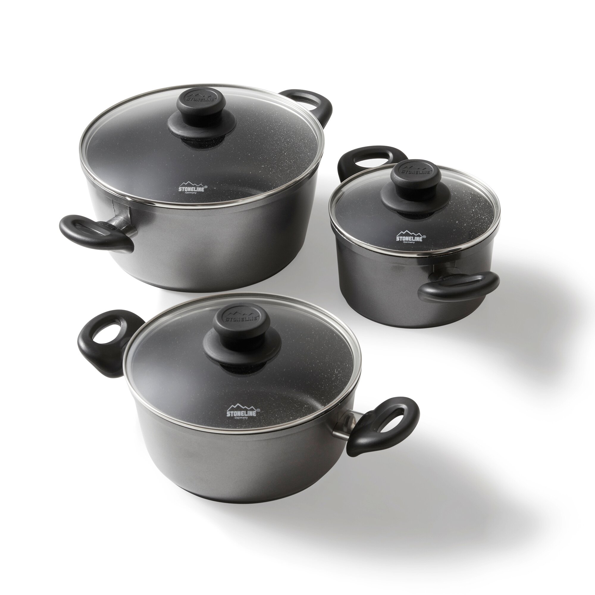 ® Topf-Set 6-teilig 16/20/24 mit Deckeln