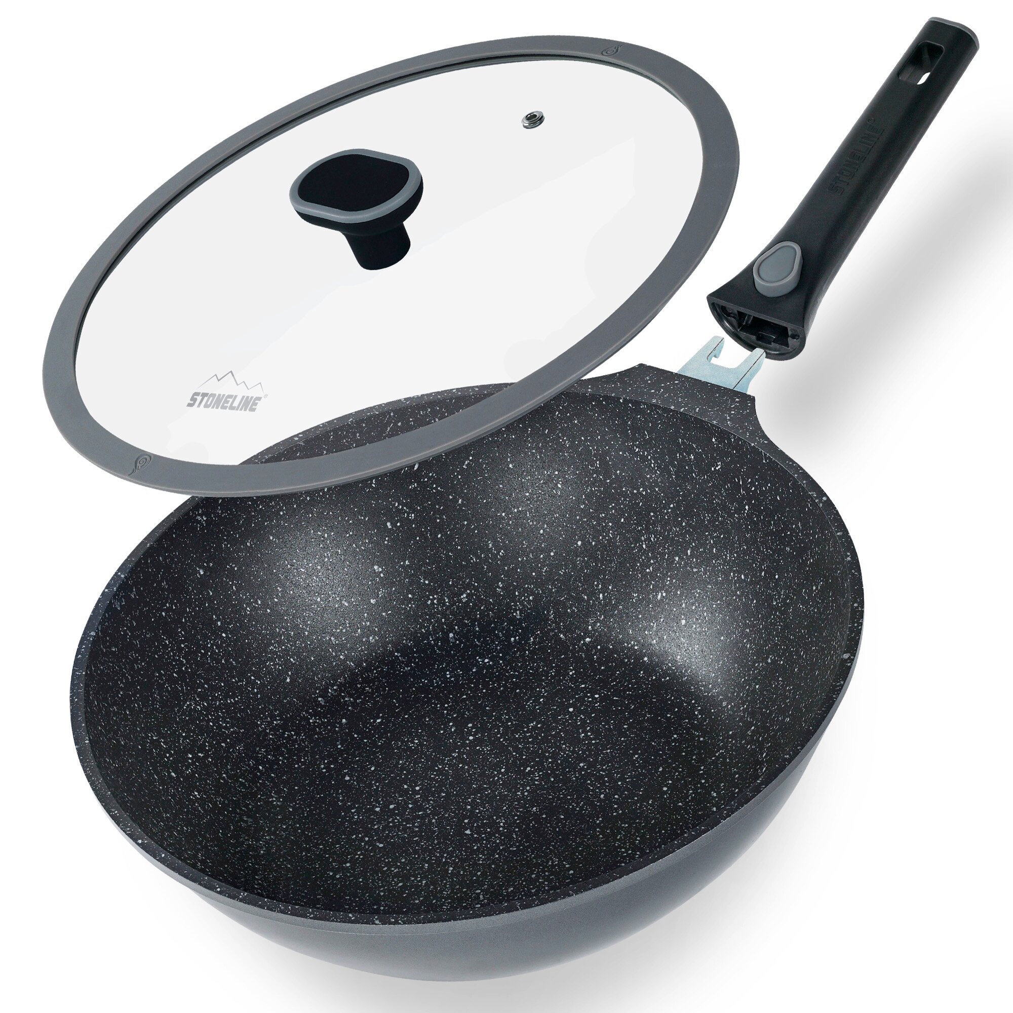 ® SMART Wokpfanne 30 cm mit Deckel - Grau