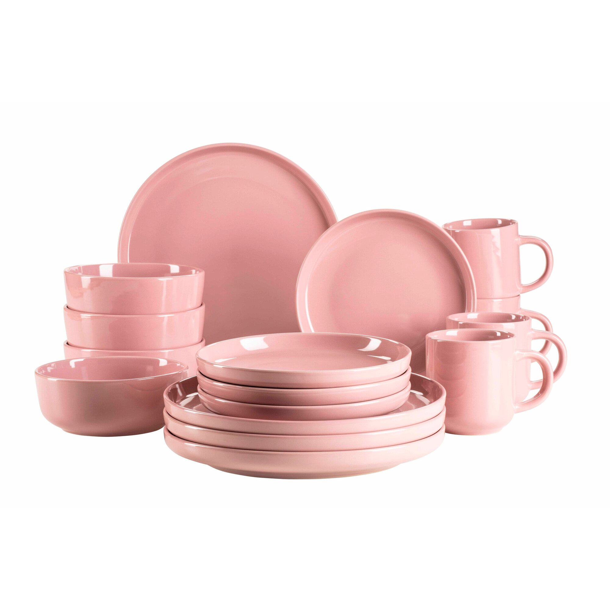 Mäser Kombiservice, Steinzeug ALENIA rosa