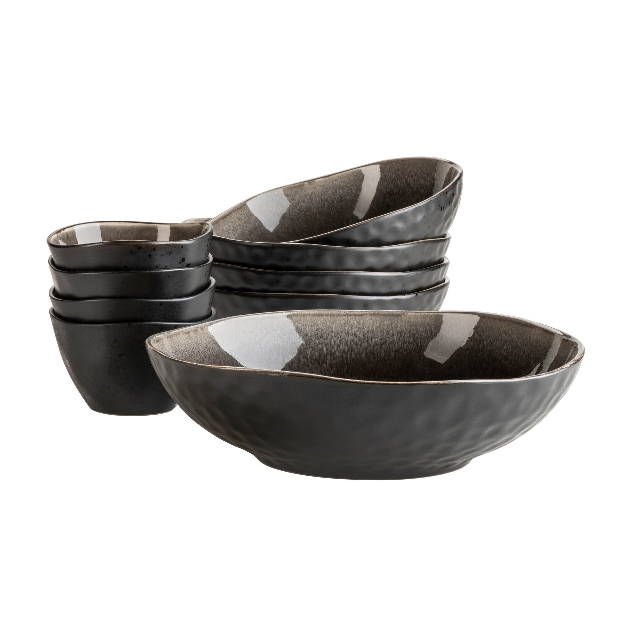 Mäser Schüssel-Set, Keramik Niara Organic mehrfarbig