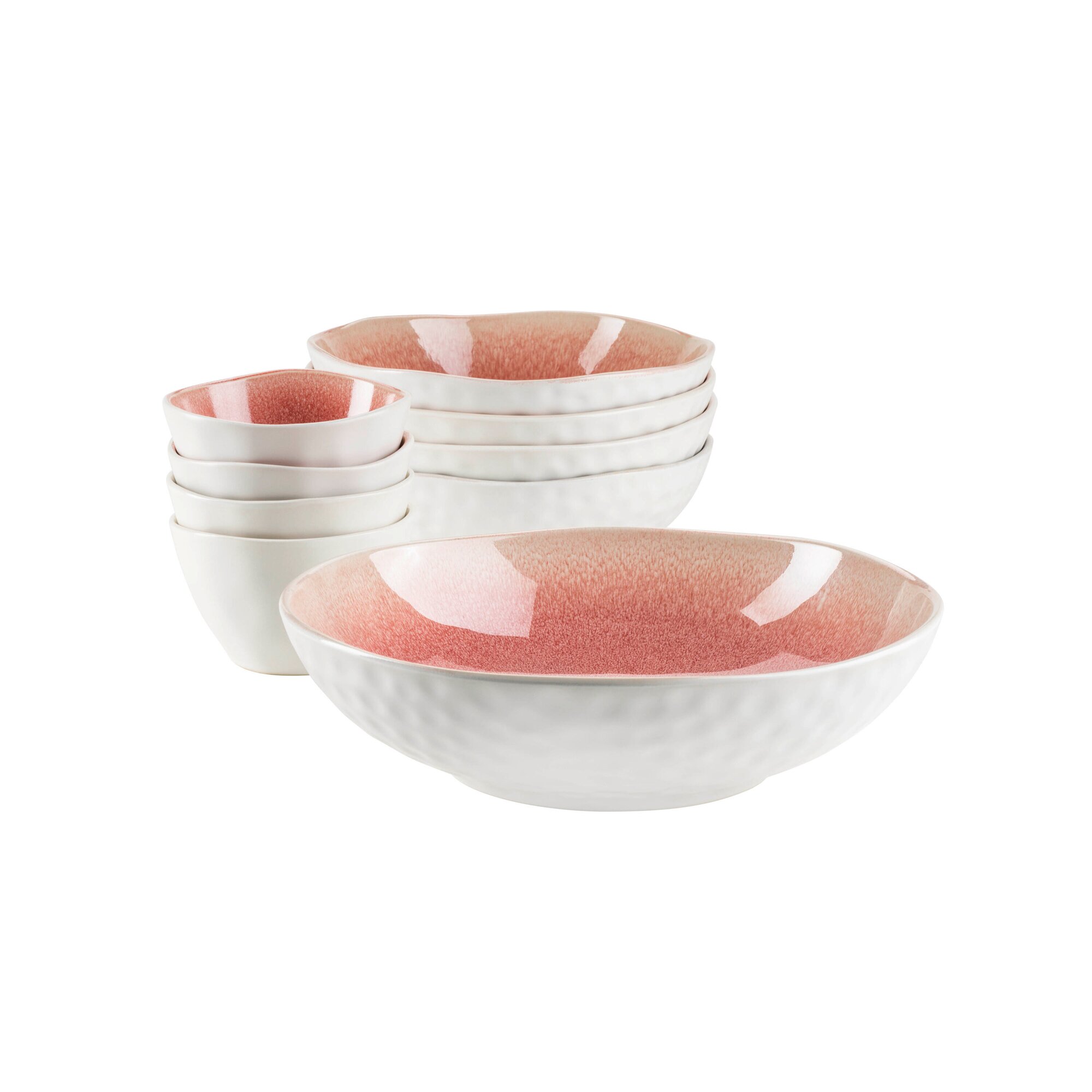 Mäser Salatschüssel-Set, Steinzeug Frozen