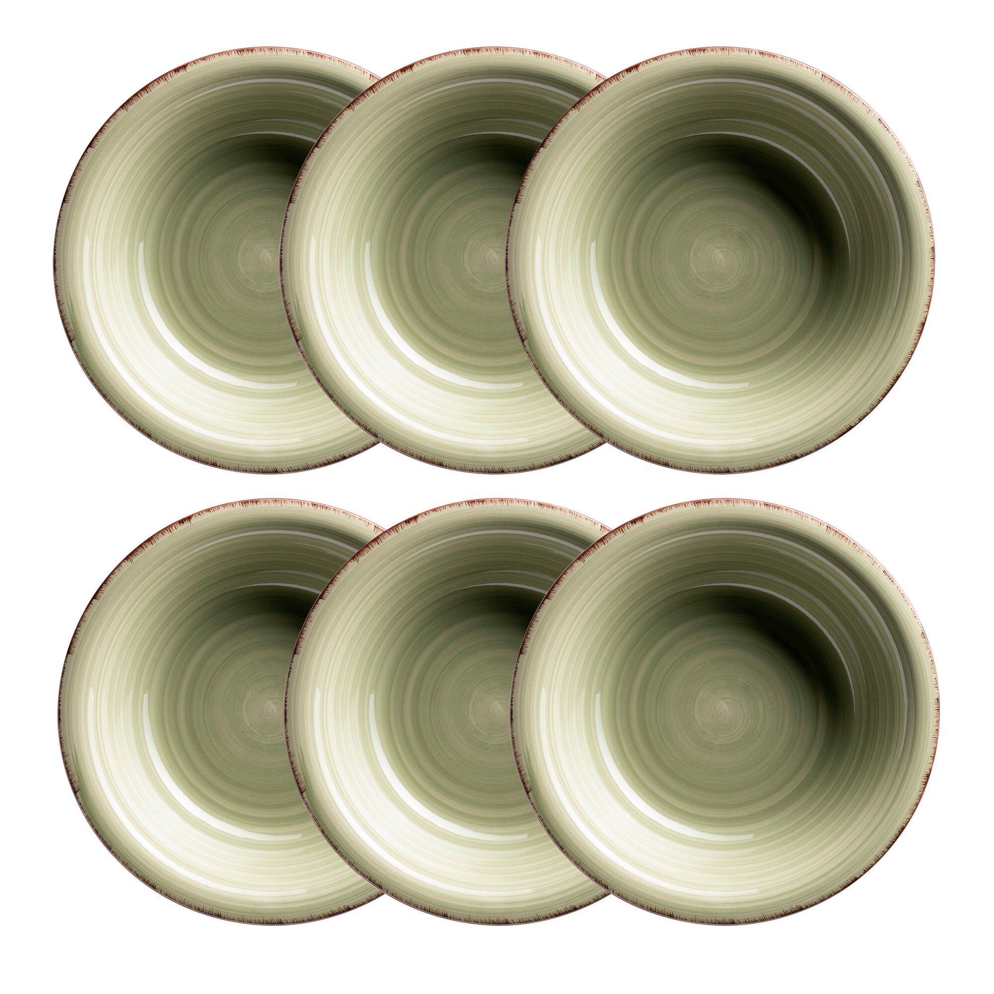 Mäser Suppenteller-Set, Steingut LUMACA