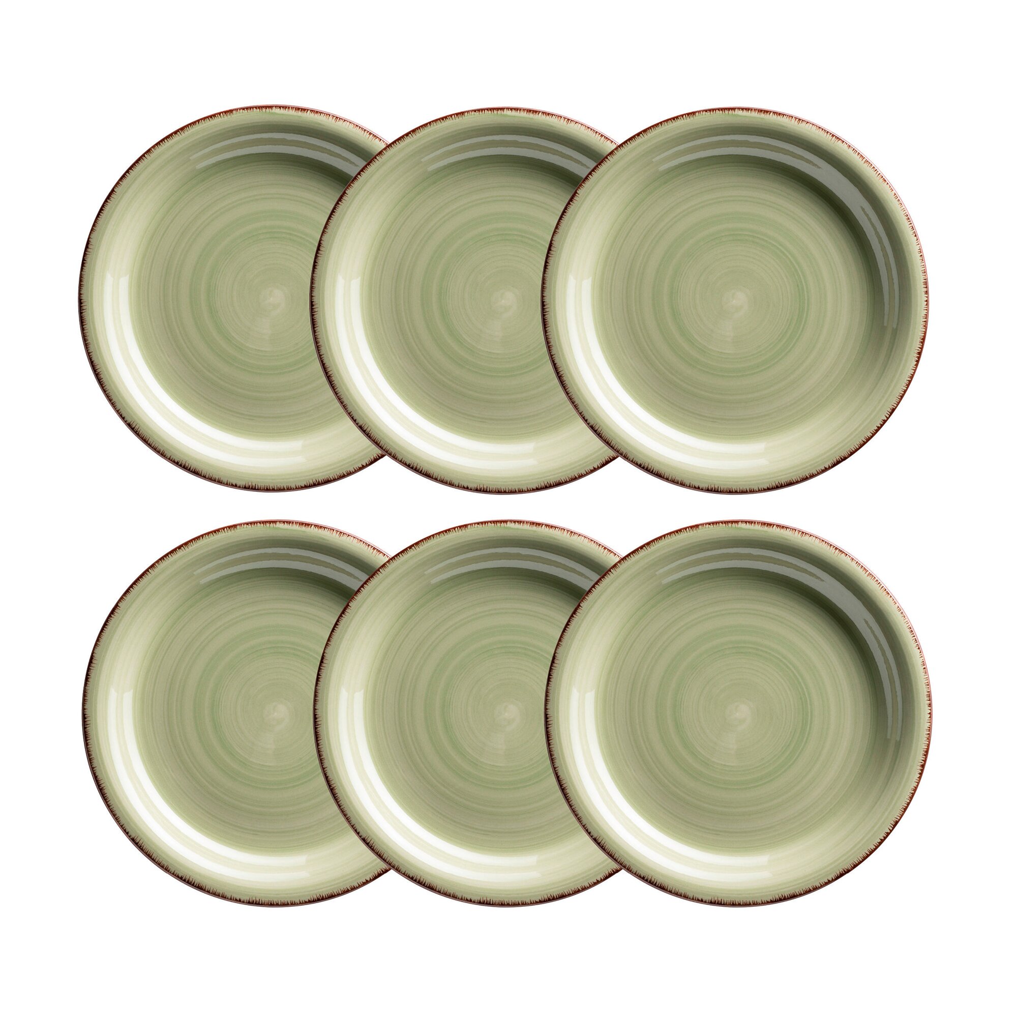 Mäser Dessertteller-Set, Steingut LUMACA