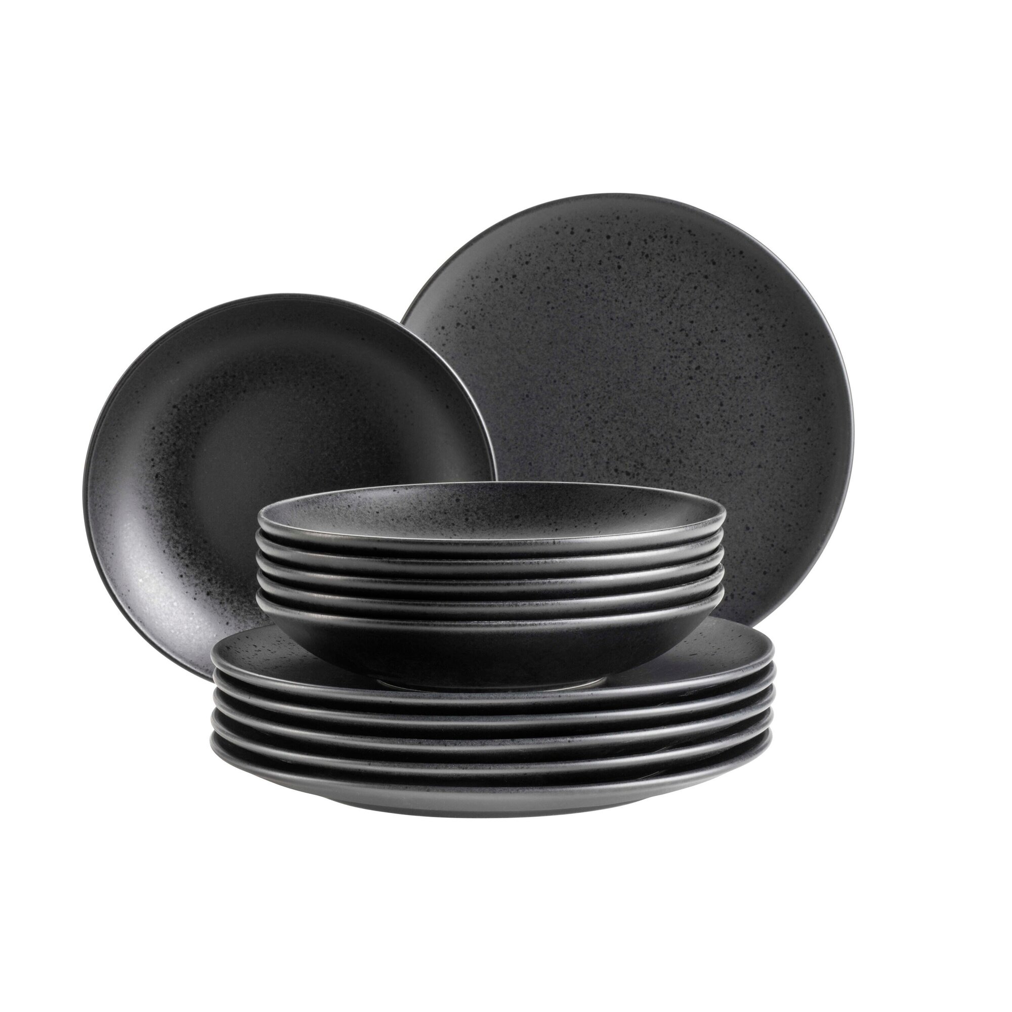 Mäser Teller Set, Steinzeug Essential