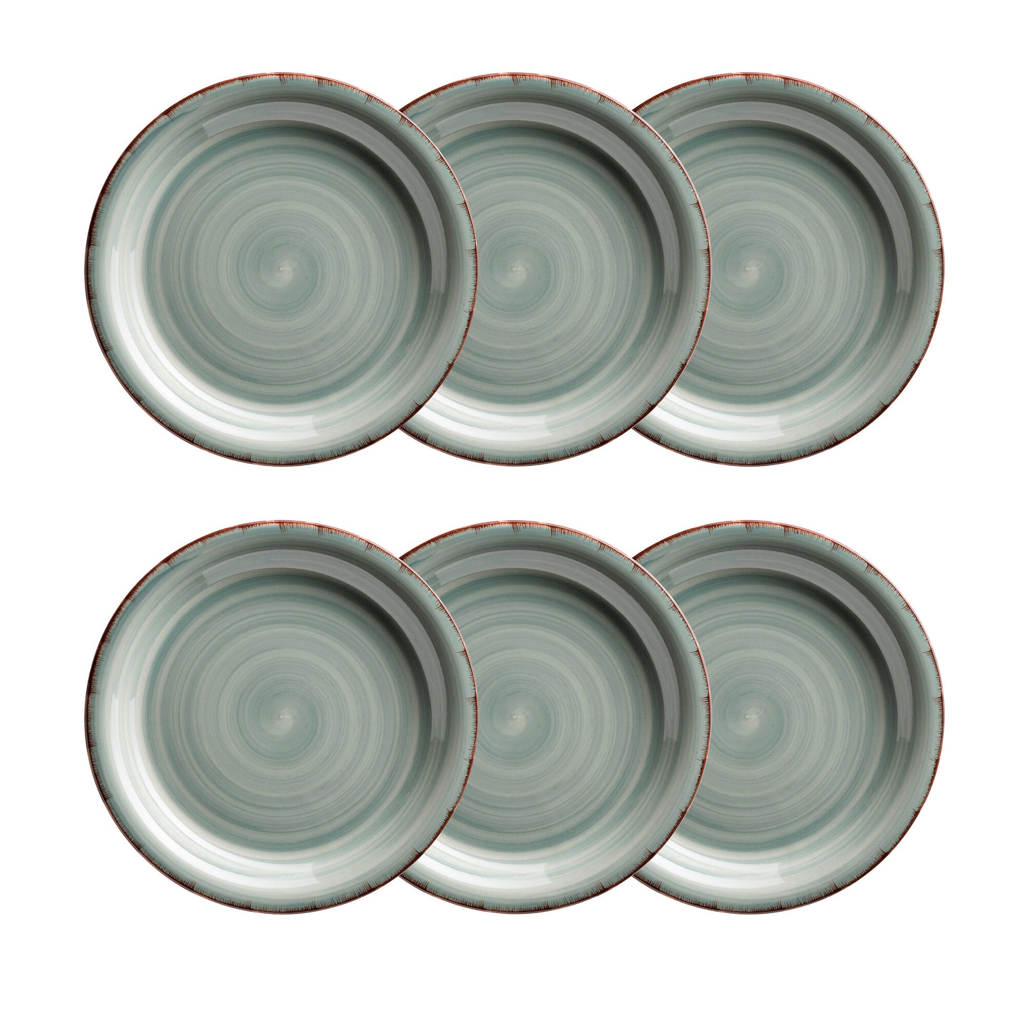 Mäser Dessertteller-Set, Steingut LUMACA